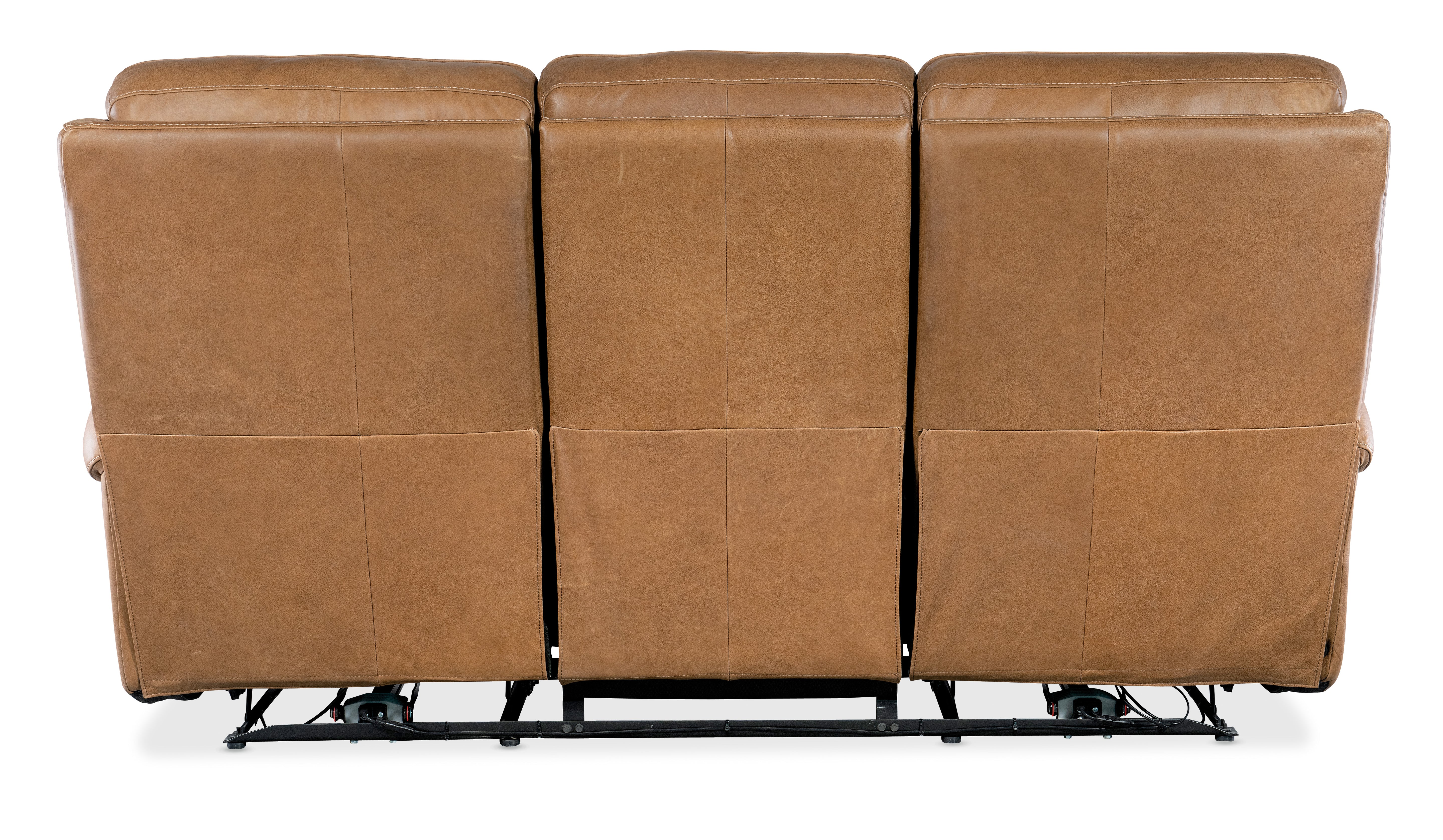 Hooker Furniture Somers Sofa with Power Recline & Power Headrest in Light Brown