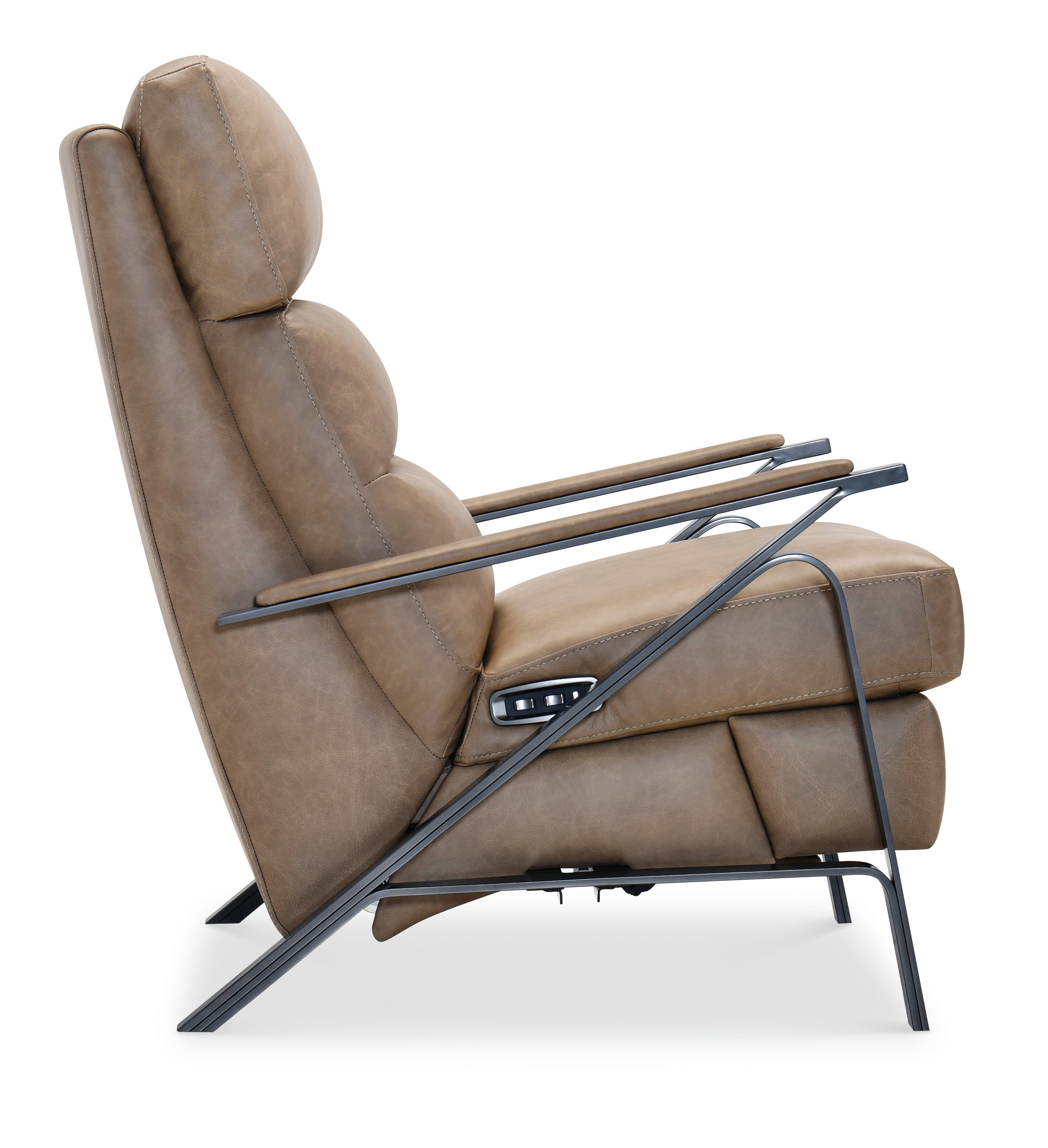 Hooker Furniture Elixir Power Recliner with Power Headrest in Brown