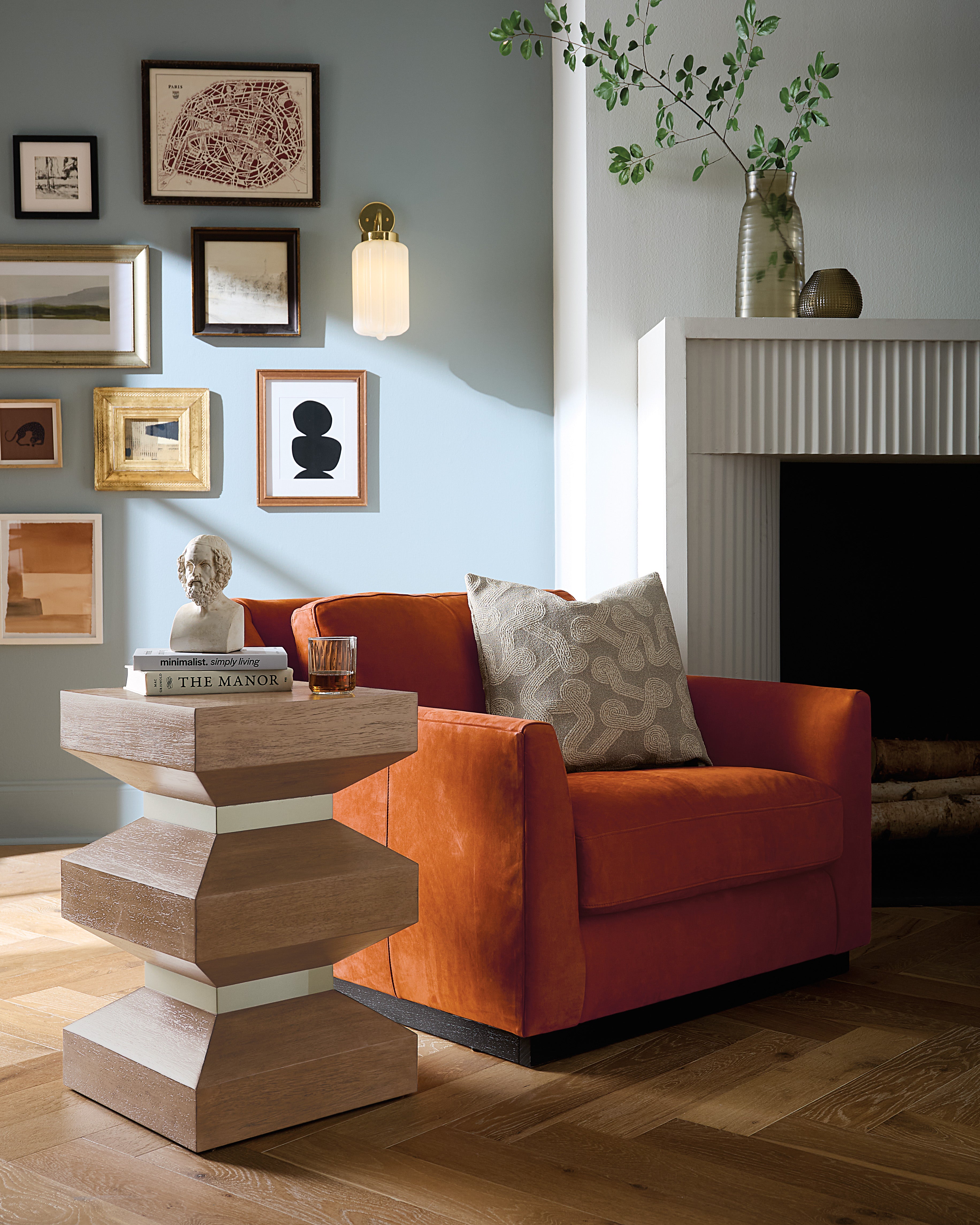 Hooker Furniture Sonnet Square End Table in Medium Wood