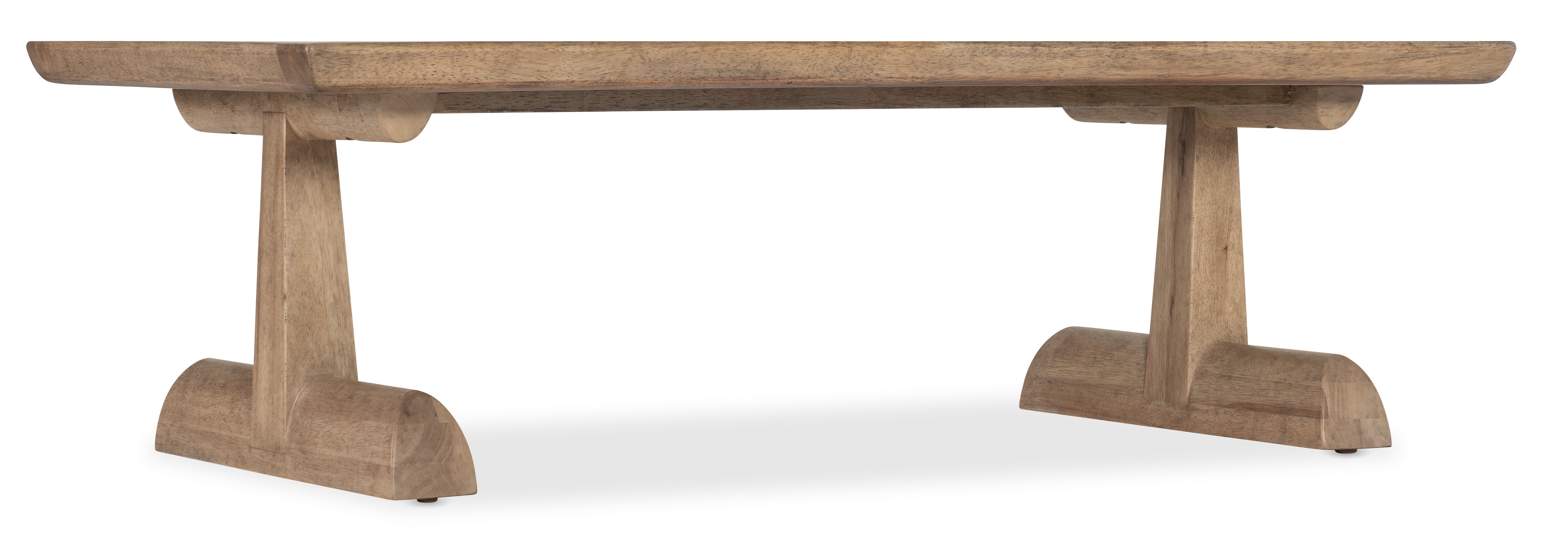 Hooker Furniture Vineyard Row Rectangle Cocktail Table in Light Wood