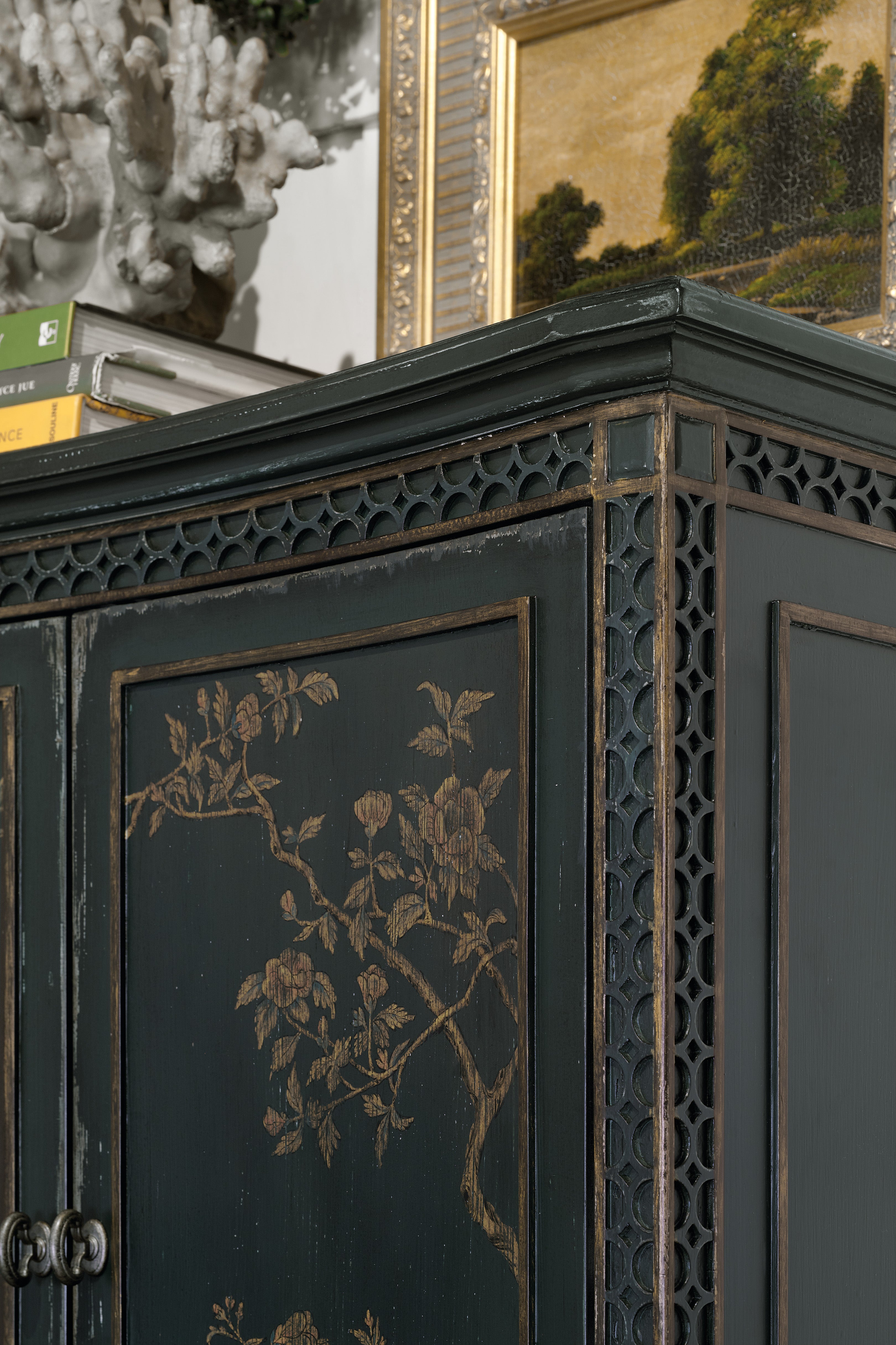 Hooker Furniture Charleston Two-Door Accent Chest in Greens