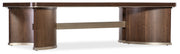 Hooker Furniture Melange Contours Cocktail Table in Dark Wood