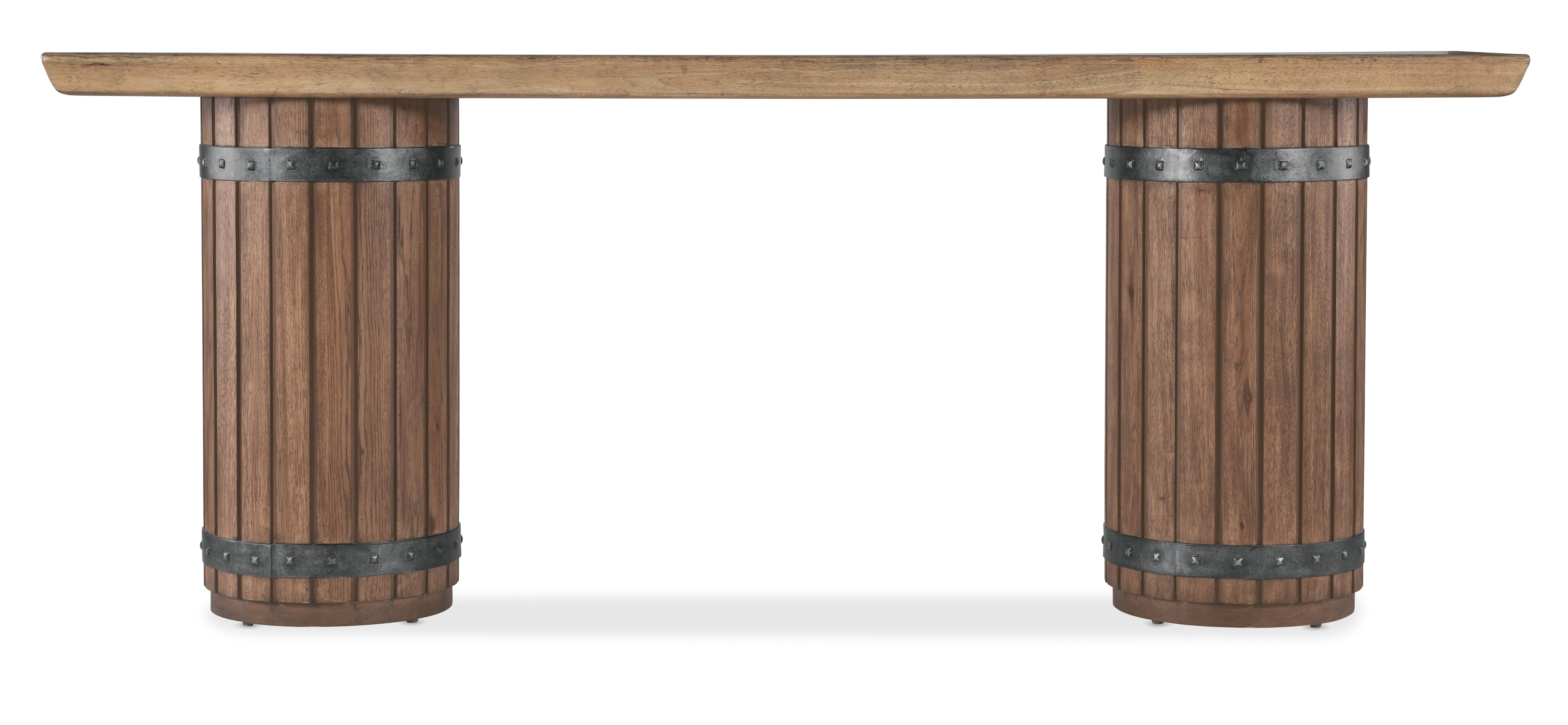 Hooker Furniture Vineyard Row Console Table in Dark Wood