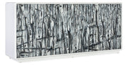 Hooker Furniture Melange Graffitio Credenza in Whites/Creams/Beiges