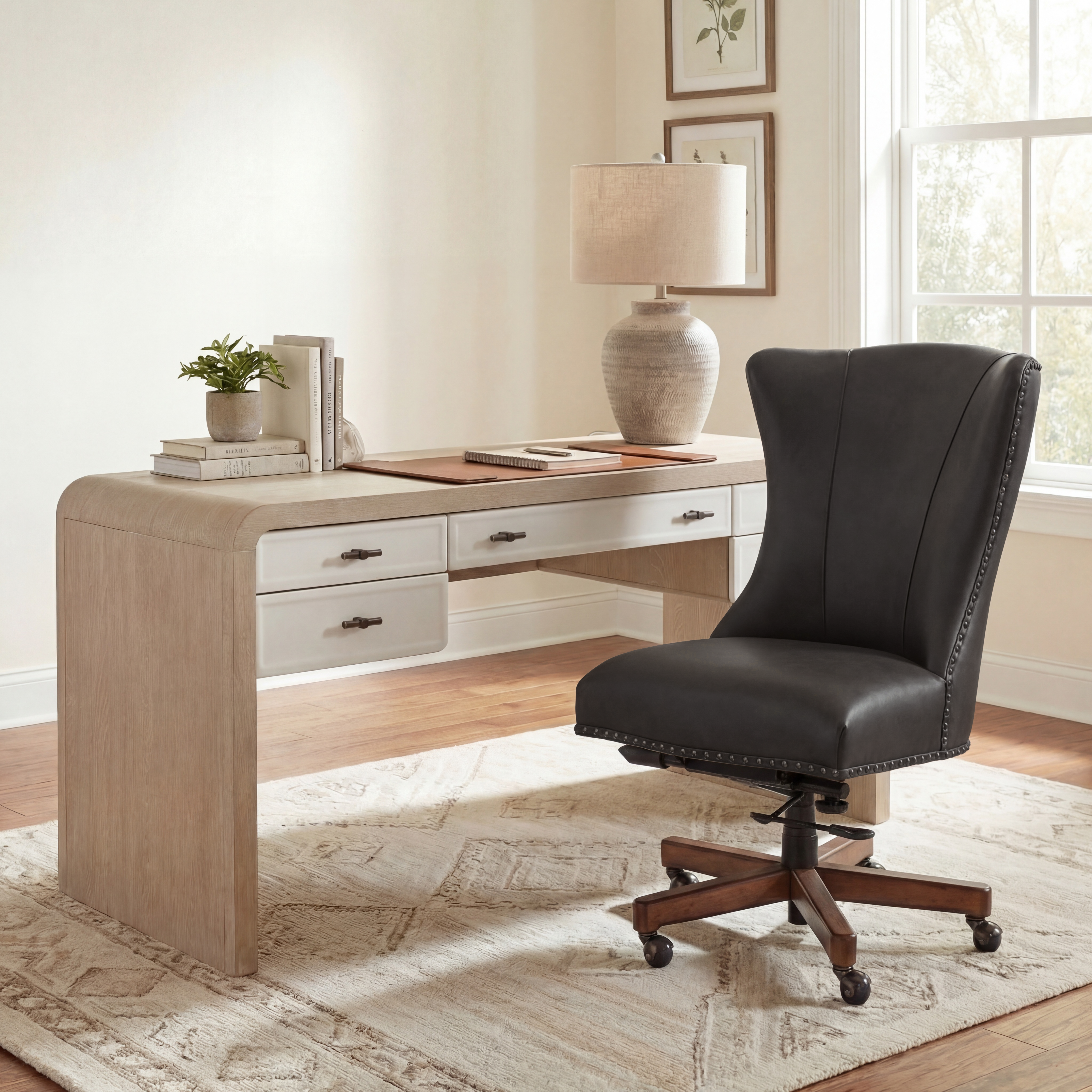 Hooker Furniture Lynn Executive Swivel Tilt Chair