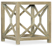 Hooker Furniture Surfrider Square End Table in Light Brown