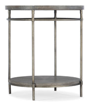 Hooker Furniture Round End Table in Silver