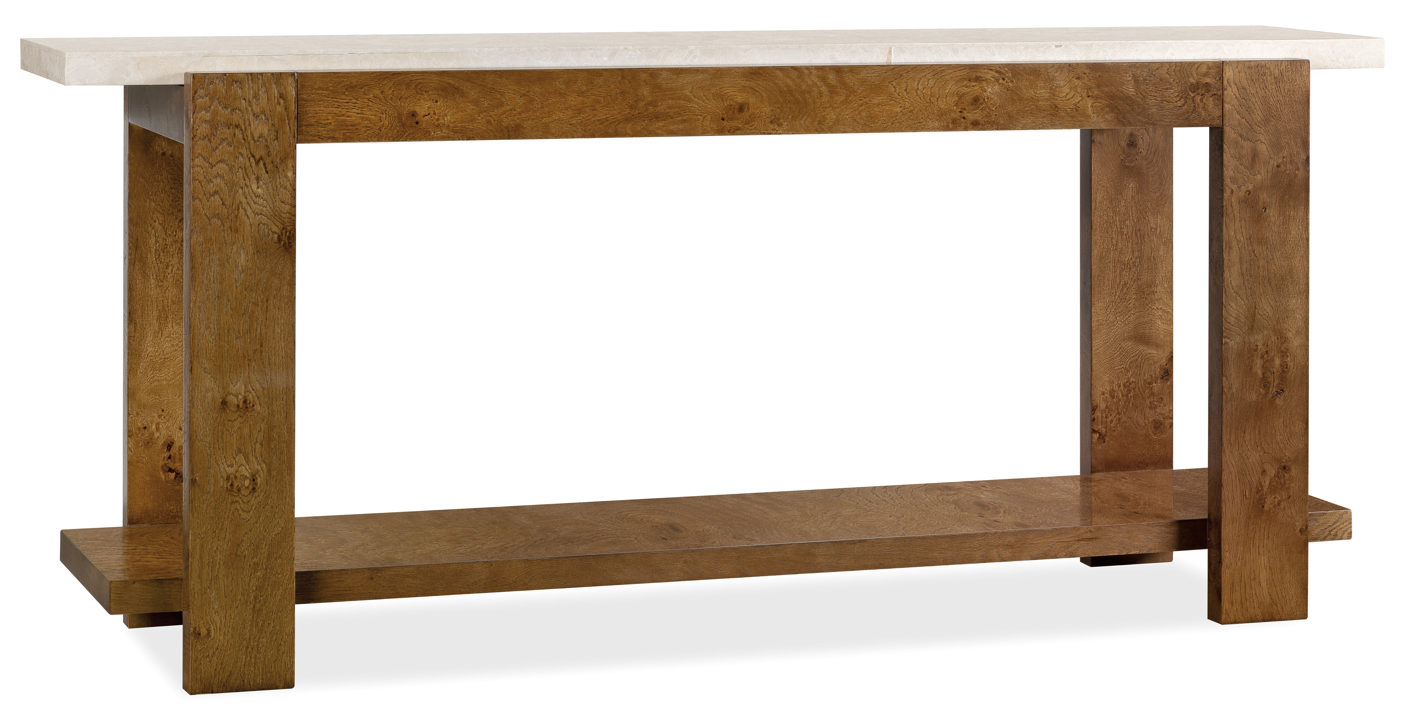 Hooker Furniture Melange Mulholland Console Table in Medium Wood
