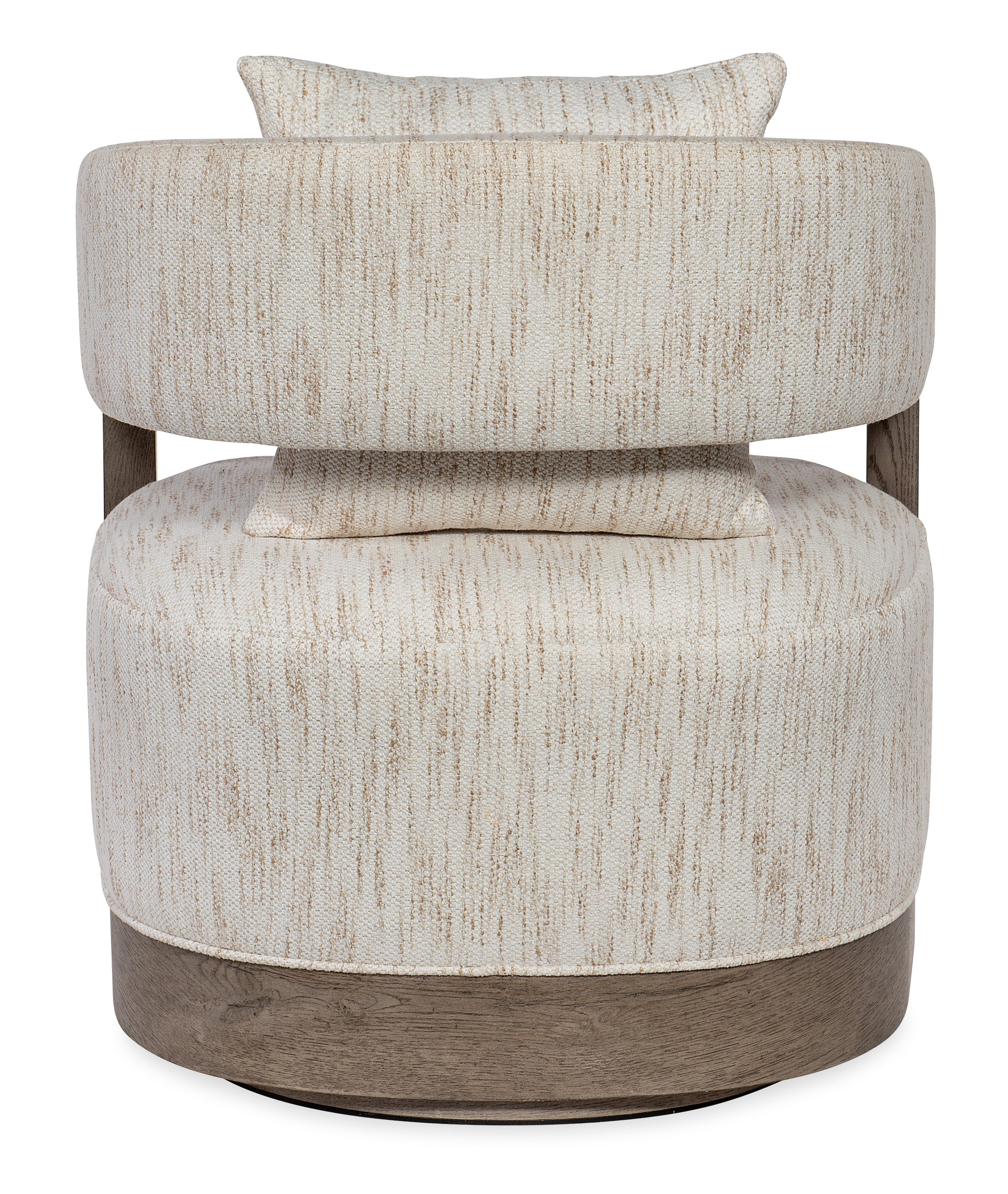 Hooker Furniture Calloway Peak Swivel Chair in Gray