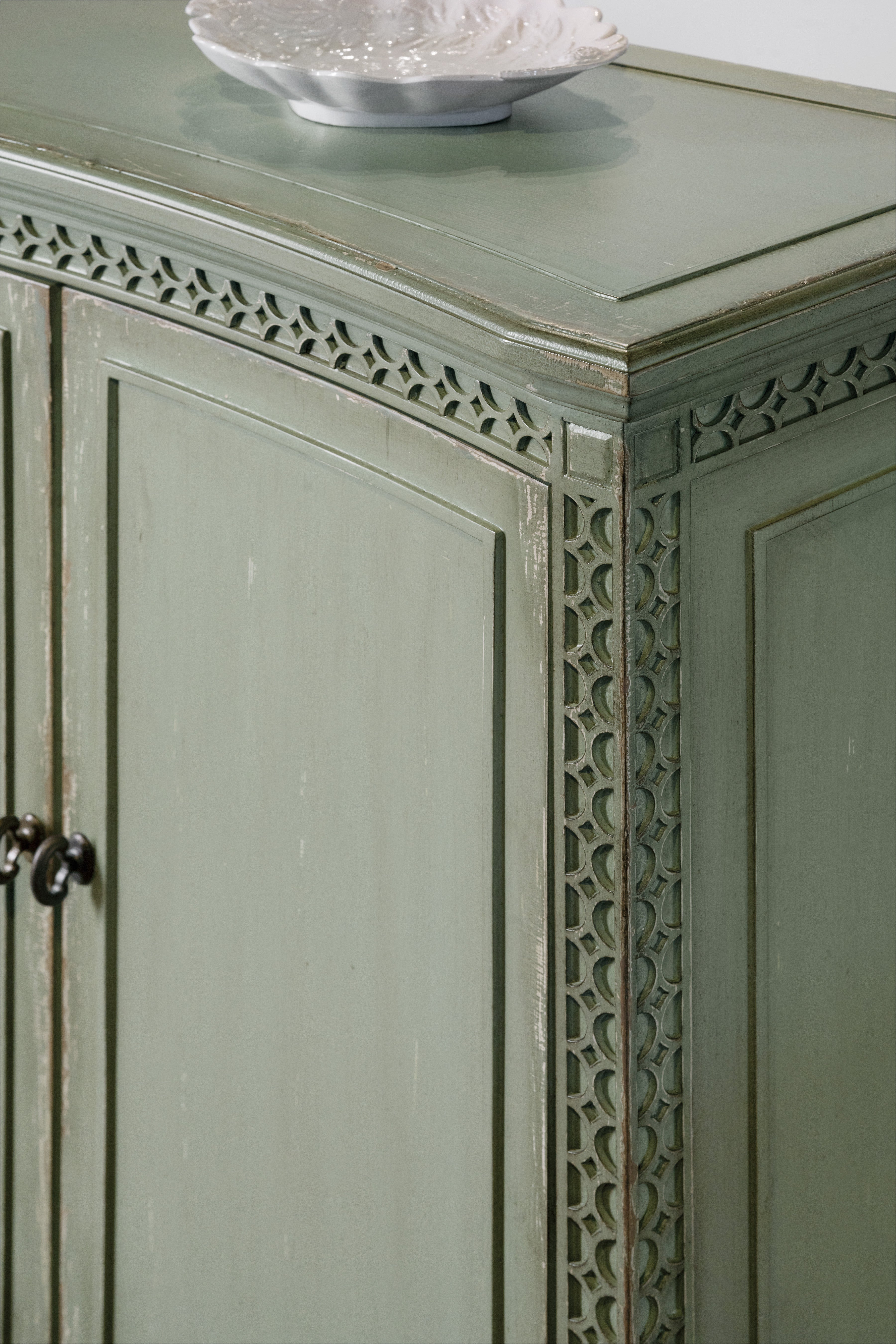 Hooker Furniture Charleston Two-Door Accent Chest in Greens