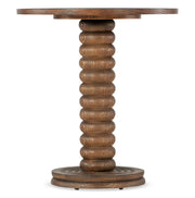 Hooker Furniture Commerce and Market Spindle Accent Table in Medium Wood