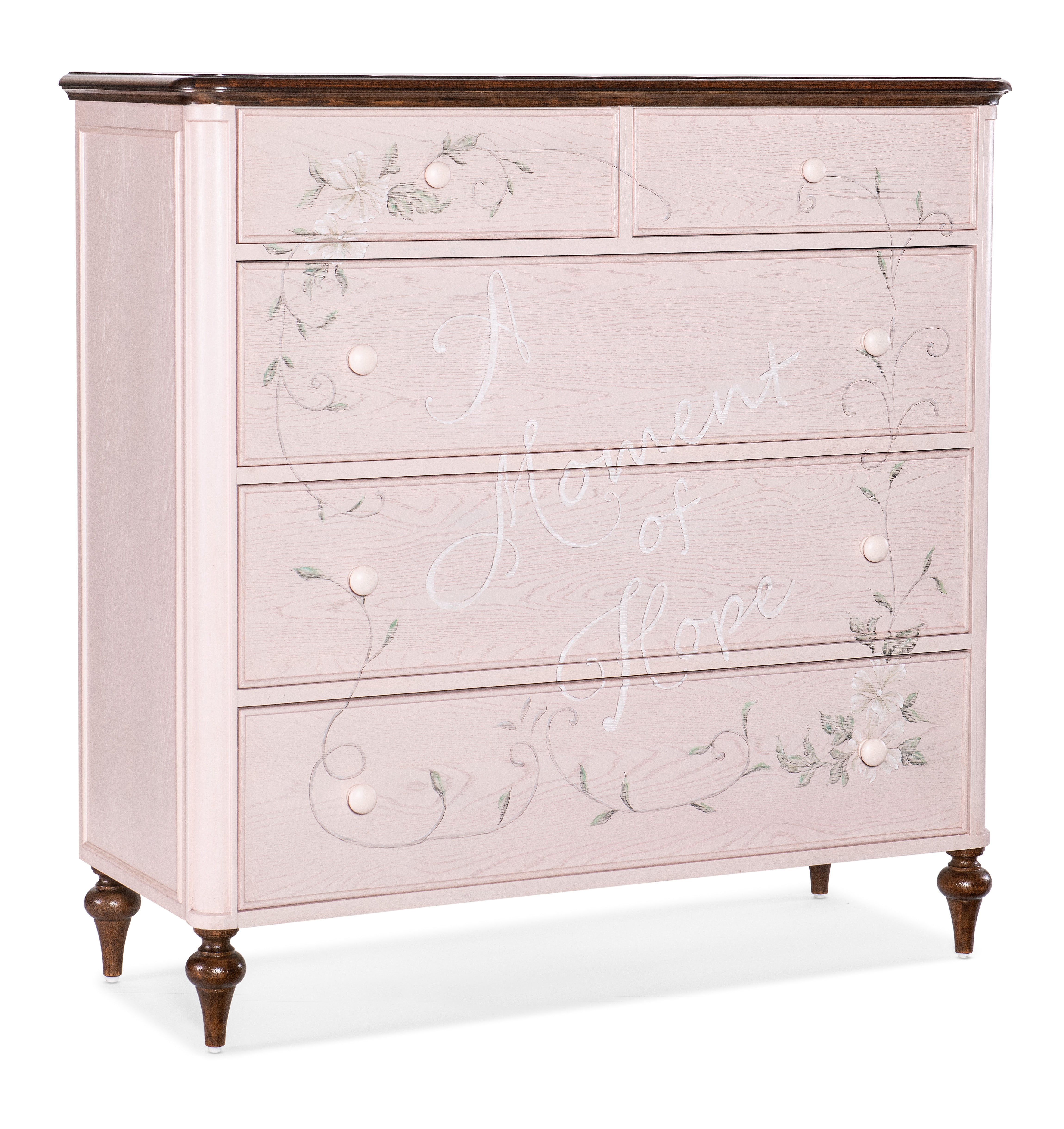 Hooker Furniture Moment of Hope Chest in Light Pink