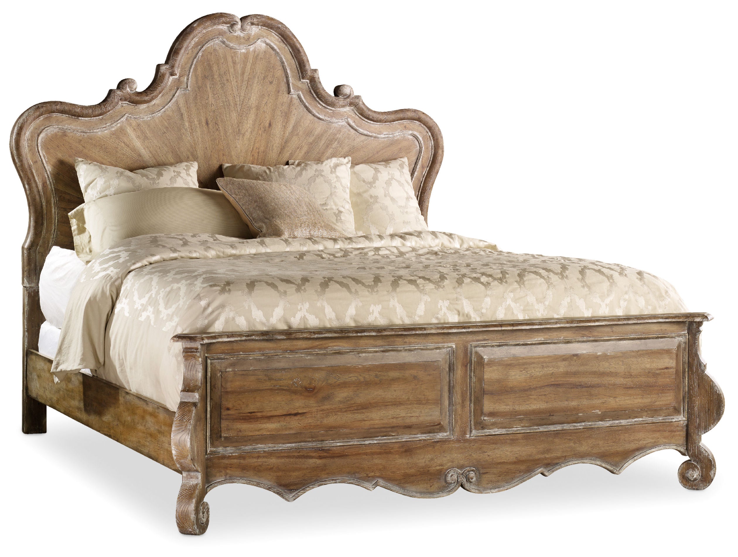 Hooker Furniture Chatelet King Wood Panel Bed