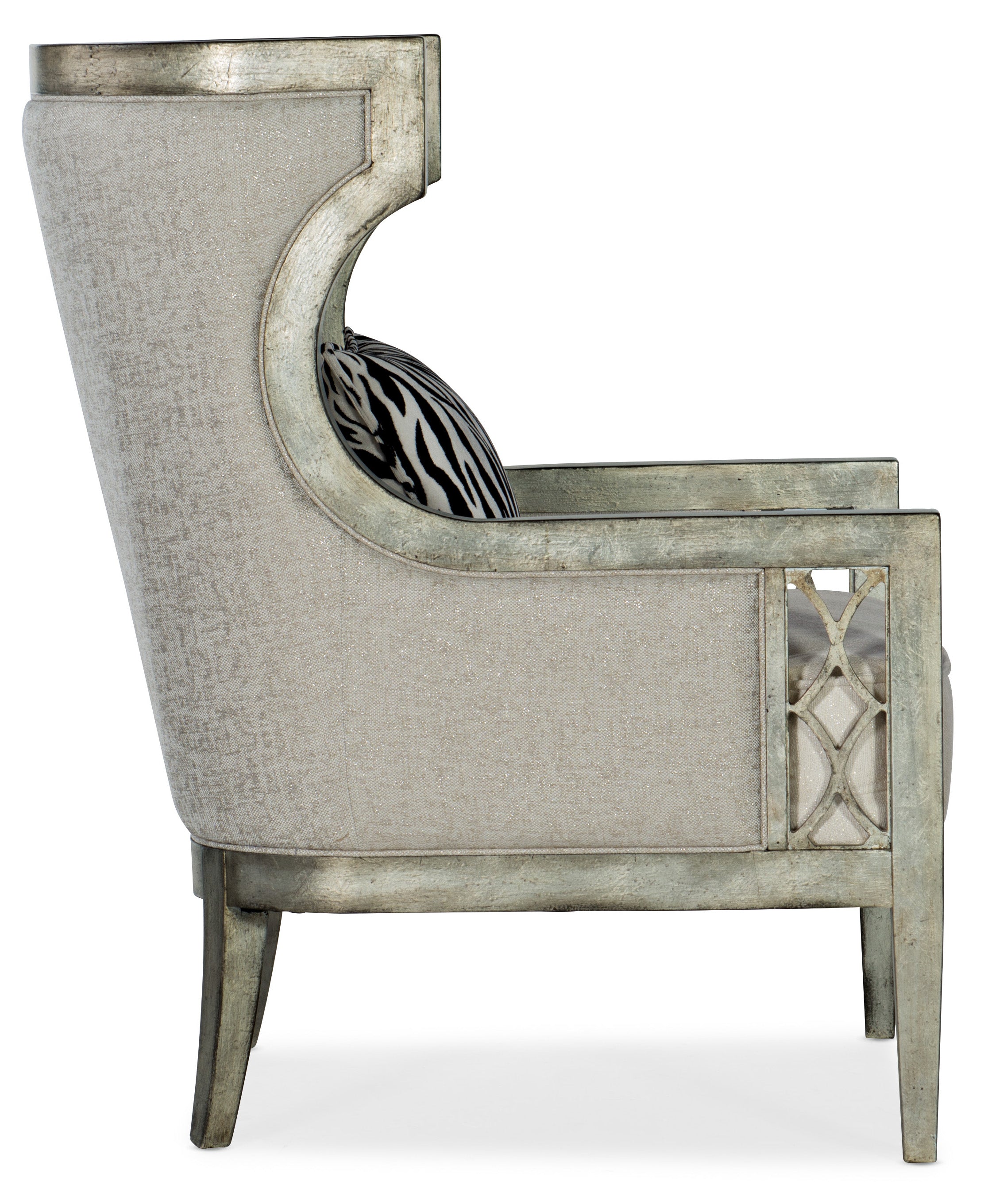 Hooker Furniture Sanctuary Debutant Wing Chair in Beige