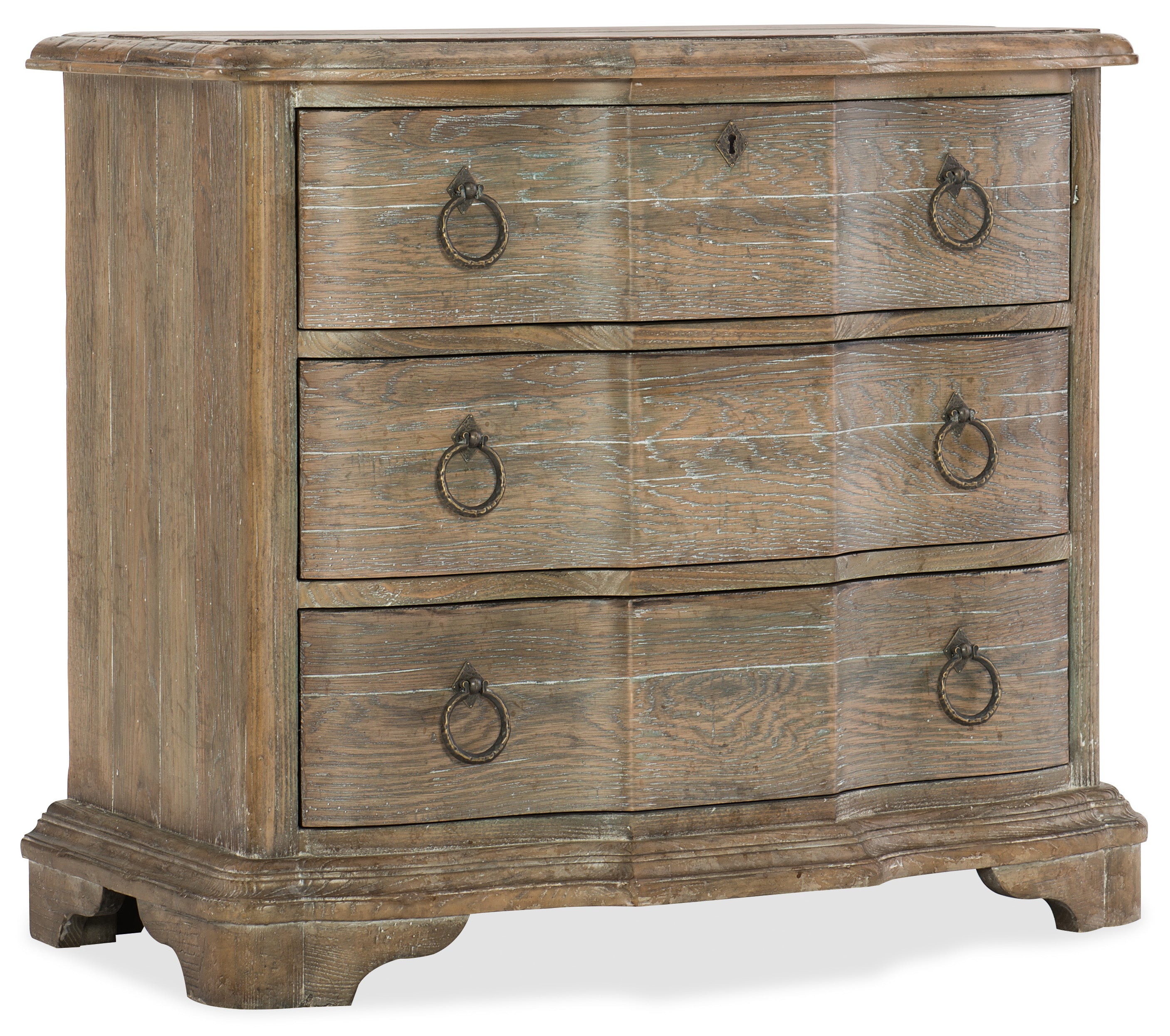 Hooker Furniture Boheme Bastogne Three-Drawer Nightstand
