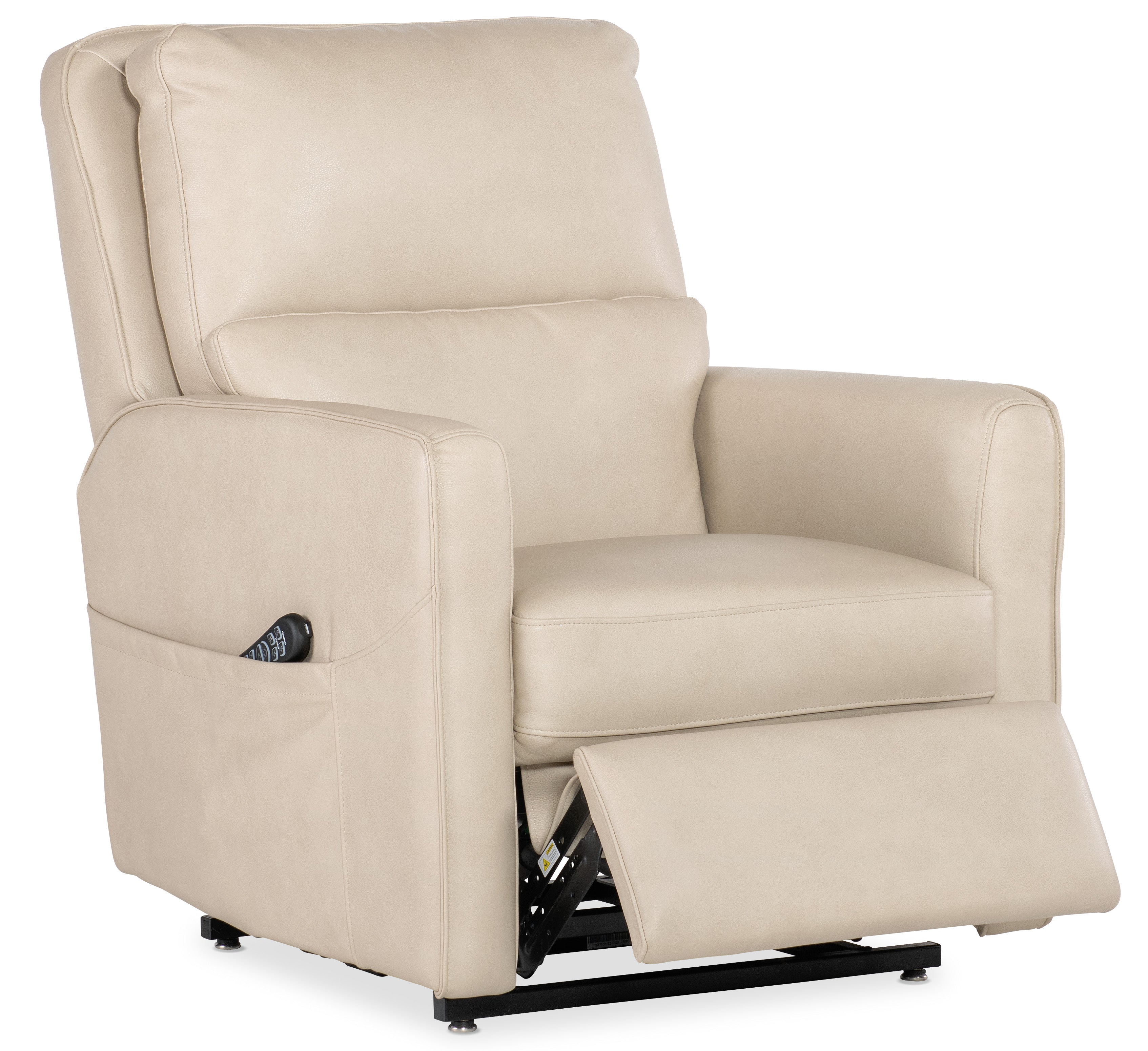 Hooker Furniture Flynn Power Recliner w/ Power Headrest, Lumbar, and Lift in Beige