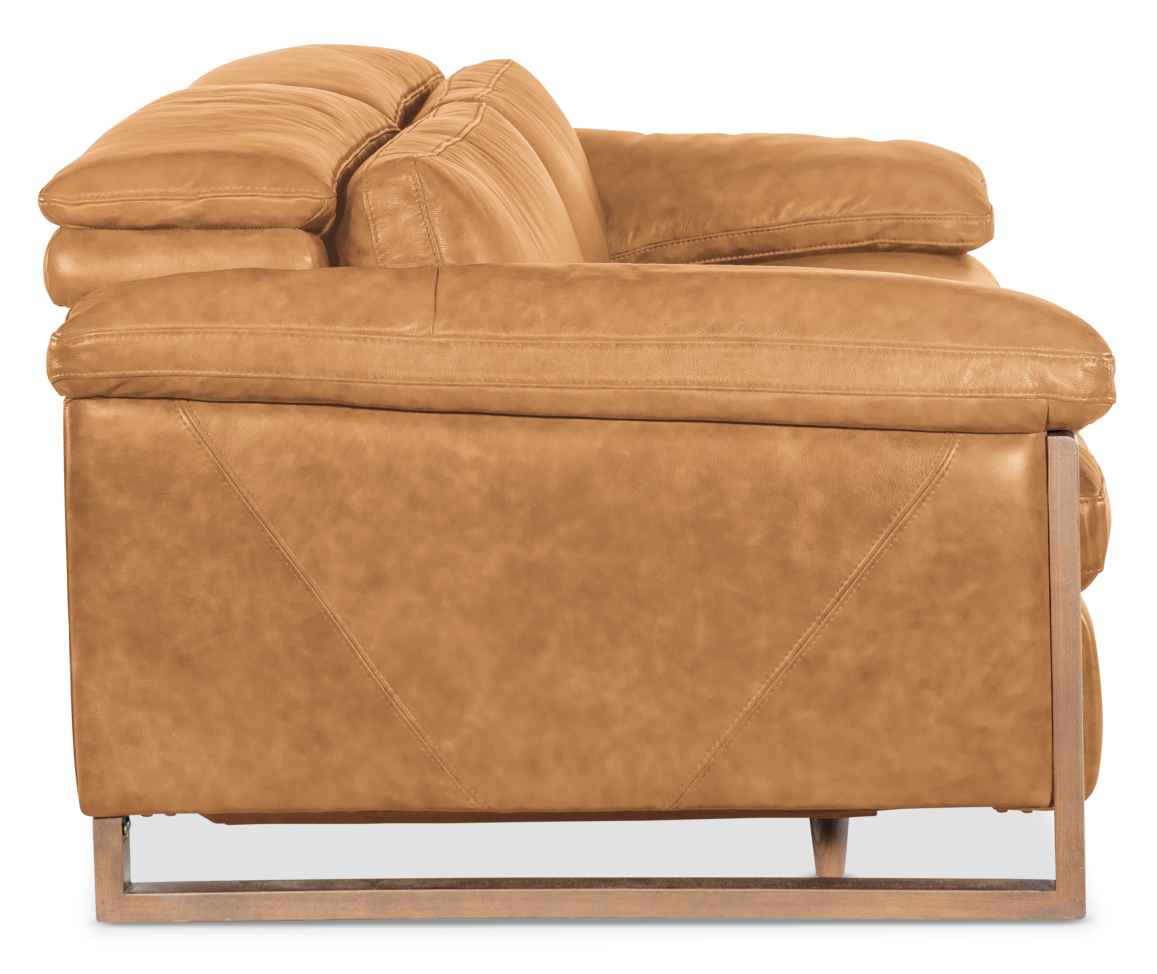Hooker Furniture Jericho Power Sofa with Power Headrest in Brown