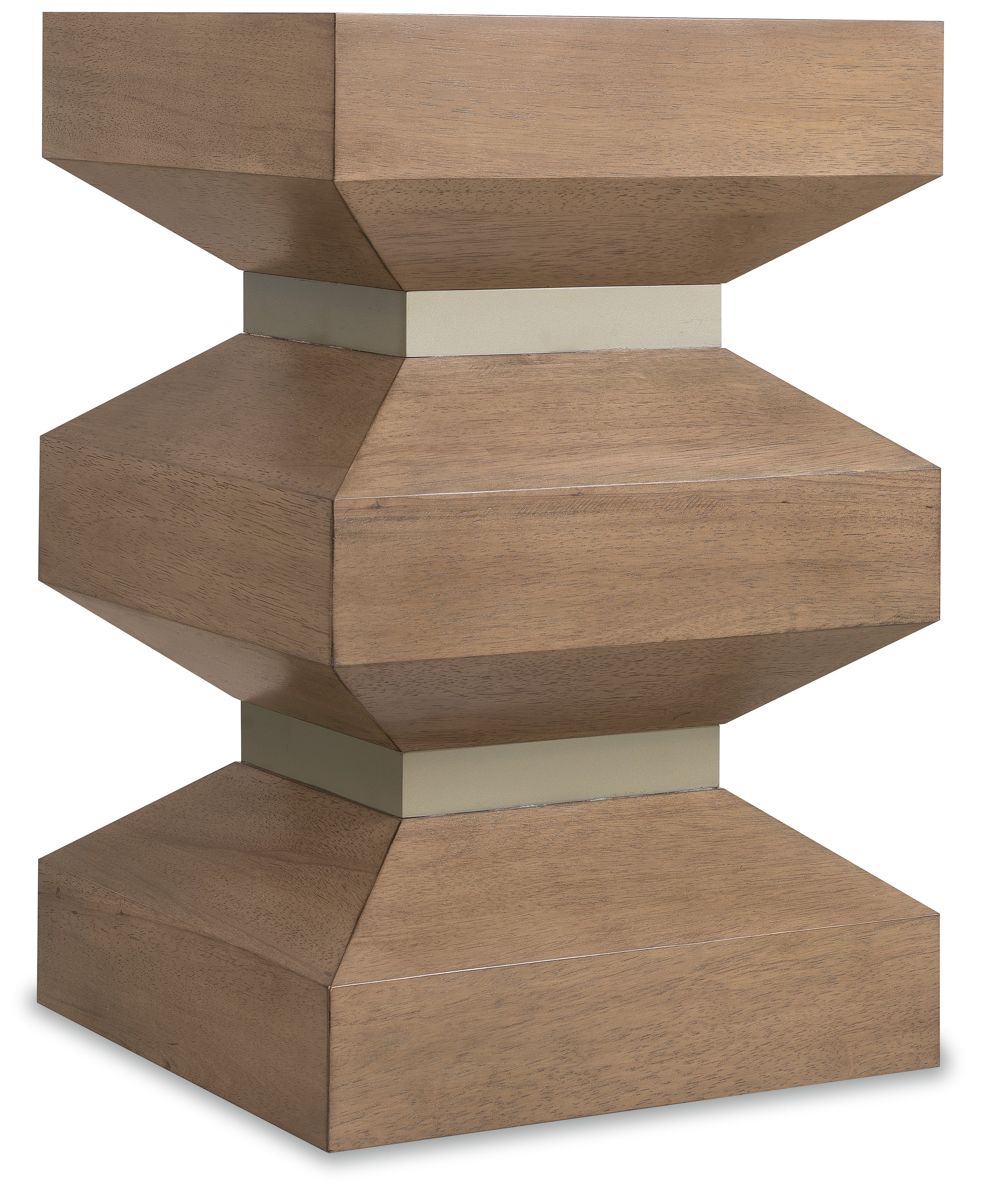Hooker Furniture Sonnet Square End Table in Medium Wood