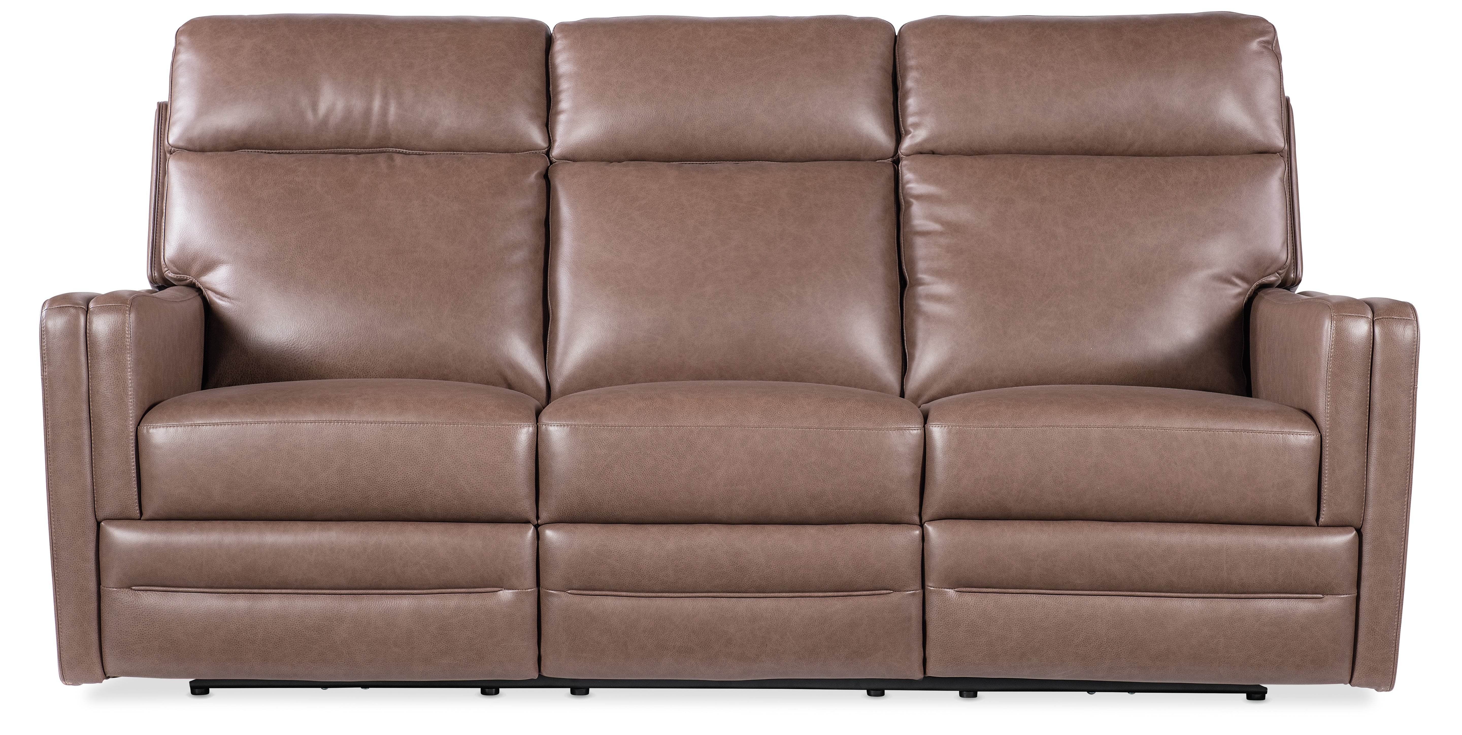 Hooker Furniture Twain Zero Gravity Power Sofa w/Power Headrest and Lumbar in Brown
