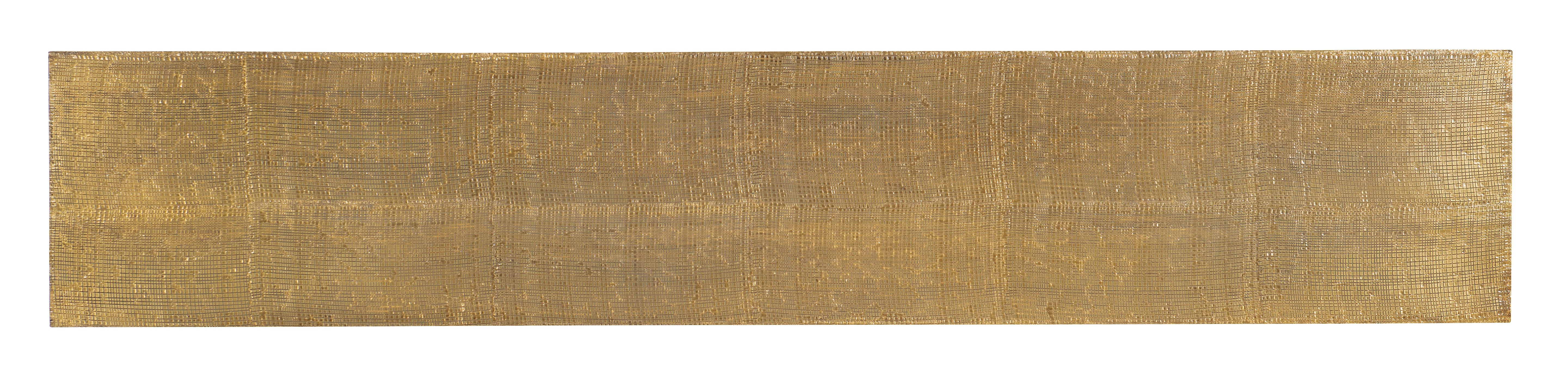 Hooker Furniture Melange Kanchan Sofa Console in Gold