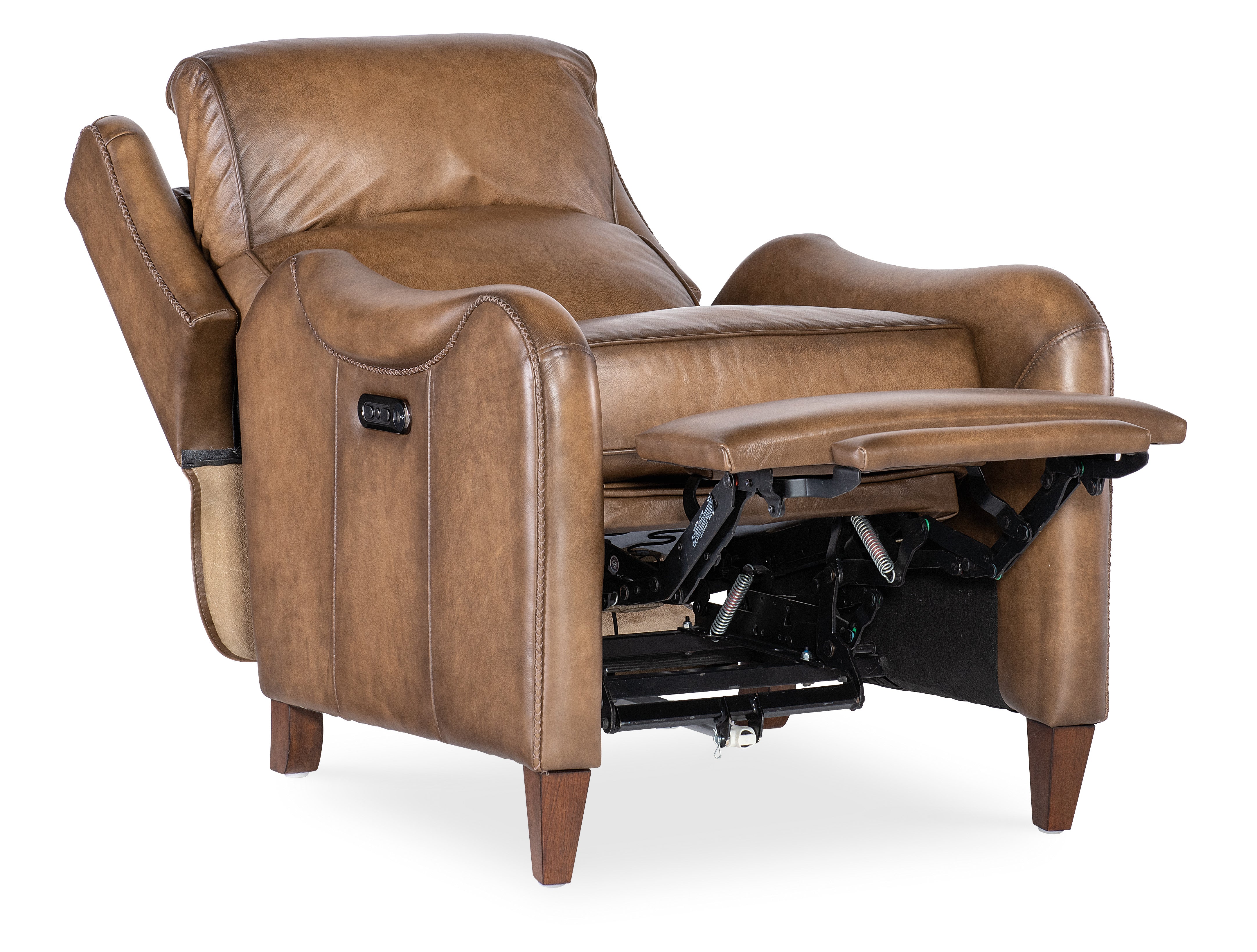 Hooker Furniture Carrington Power Recliner w/Power Headrest in Brown