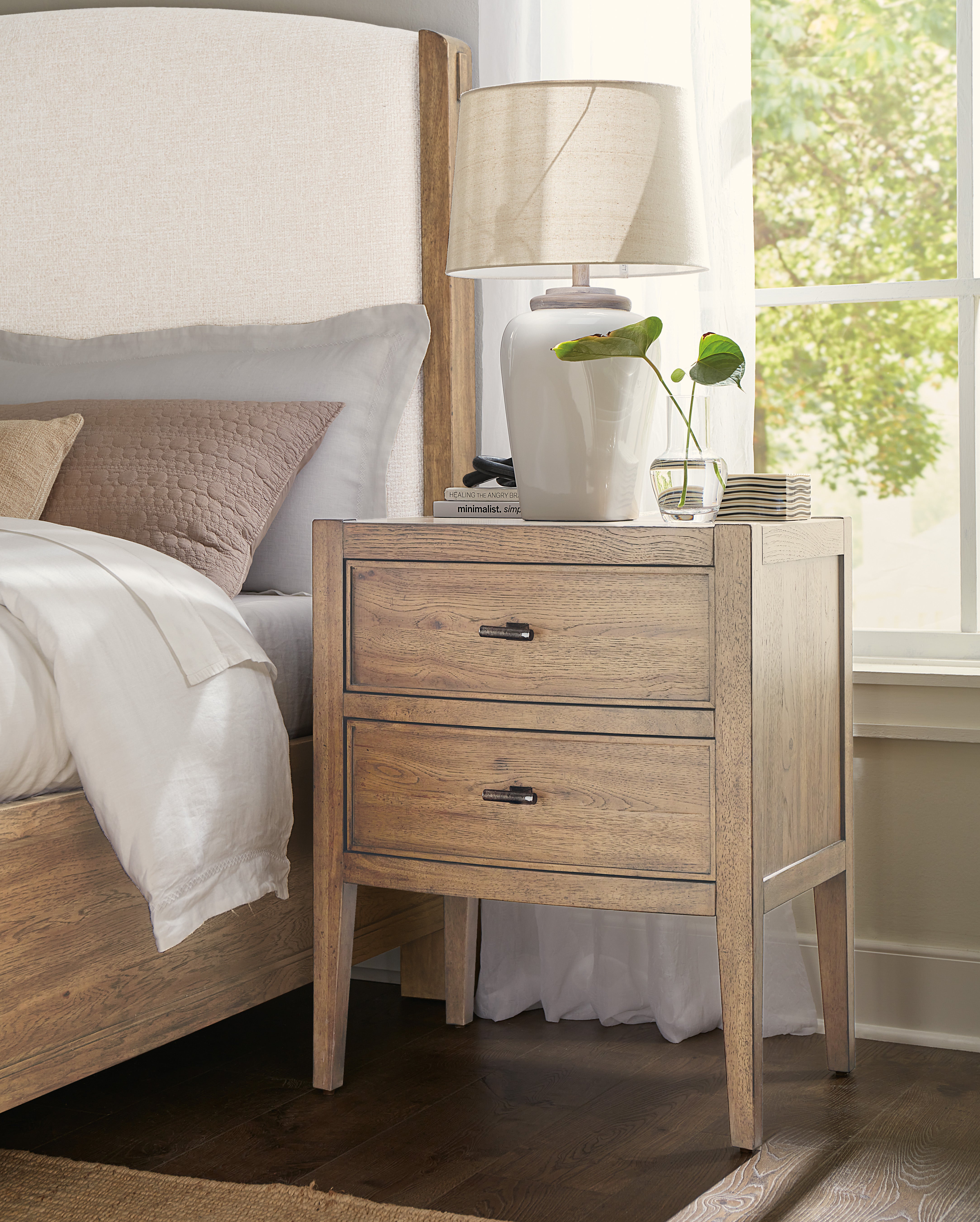 Hooker Furniture Vineyard Row Two Drawer Nightstand