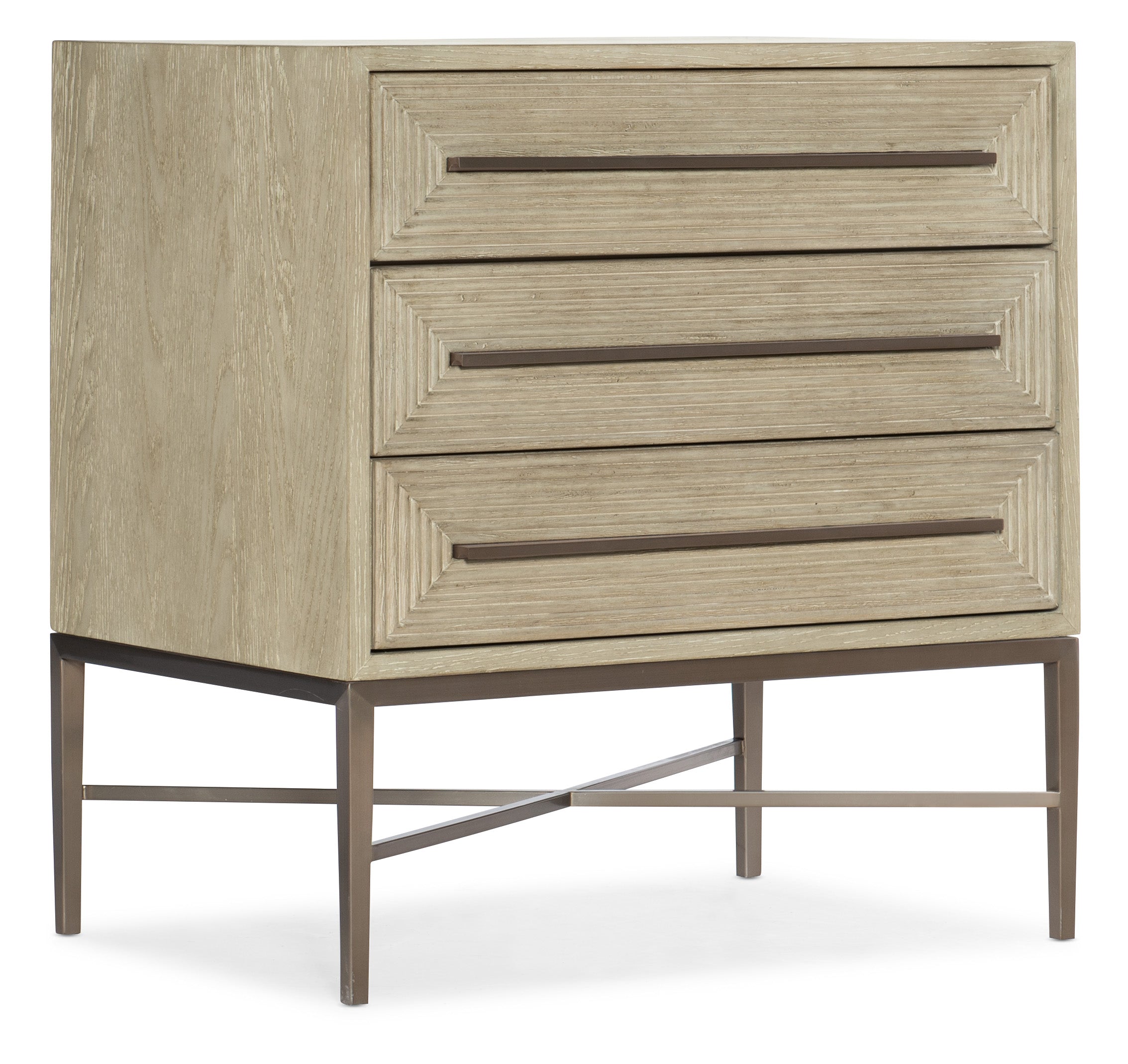 Hooker Furniture Cascade Three-Drawer Nightstand