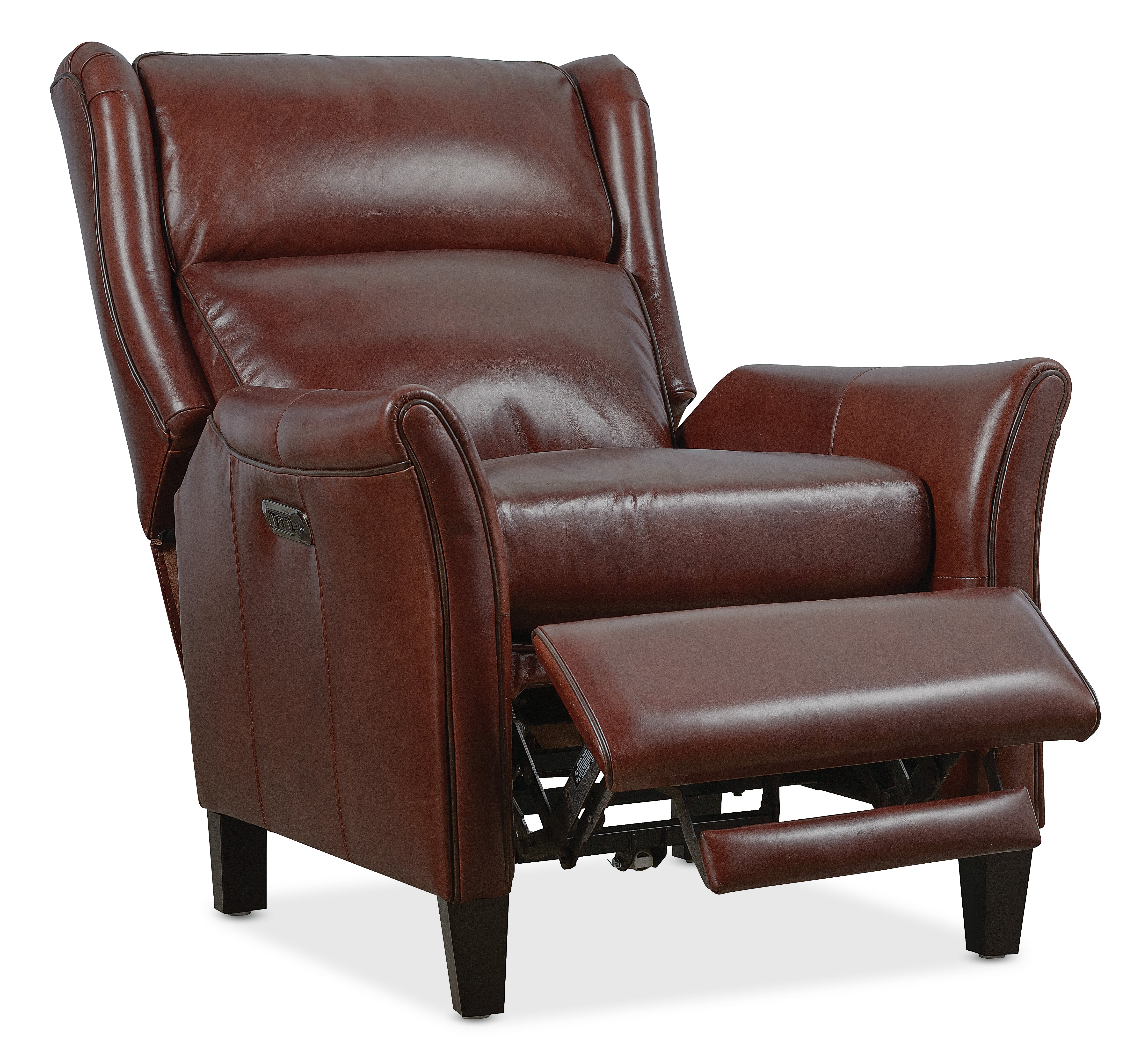 Hooker Furniture Henley Power Recliner with Power Headrest in Red