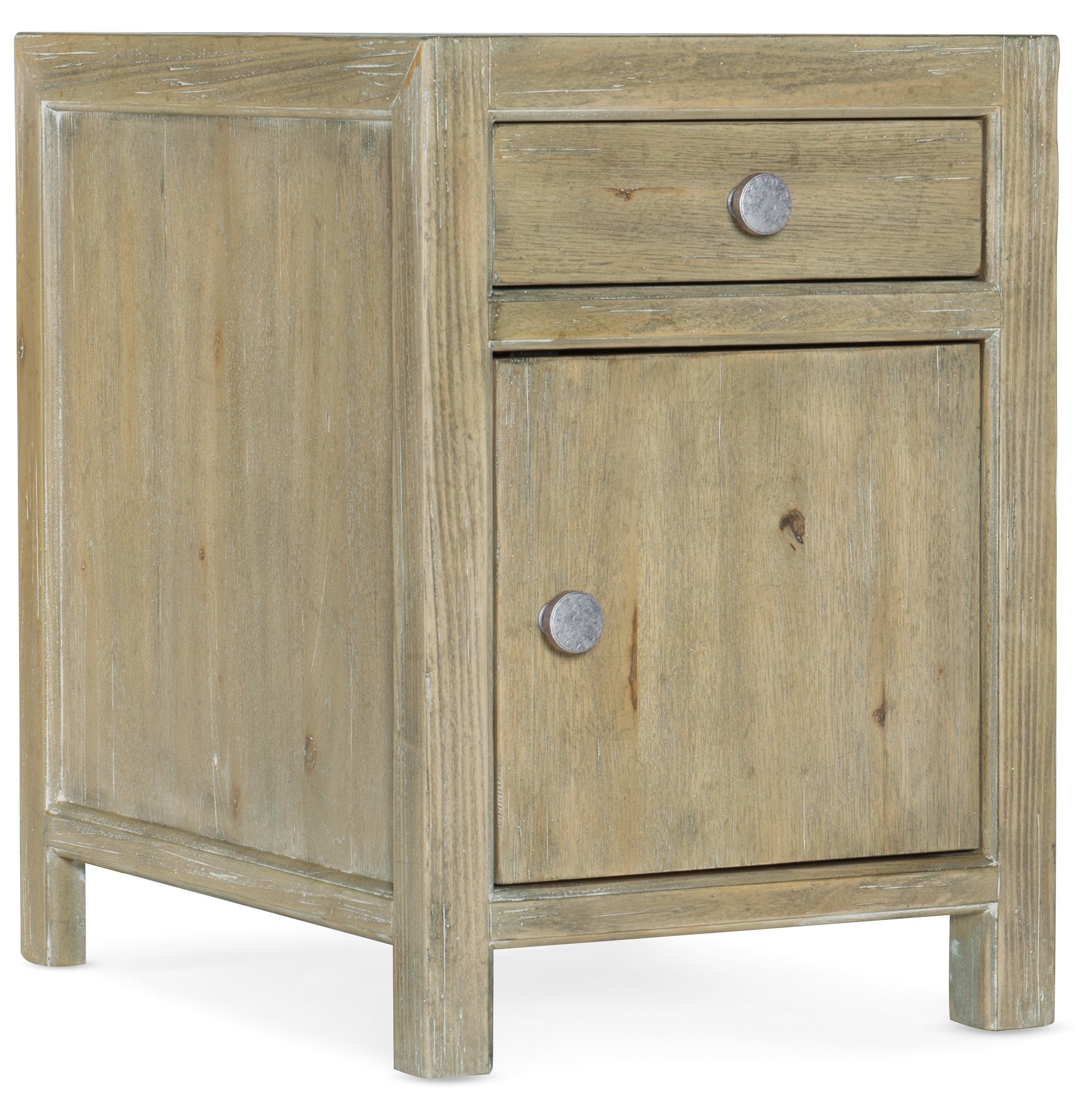 Hooker Furniture Surfrider Chairside Chest in Light Brown
