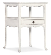 Hooker Furniture Charleston One-Drawer Accent Table in Whites/Creams/Beiges