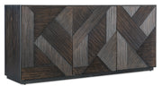 Hooker Furniture Retreat Entertainment Credenza in Dark Wood
