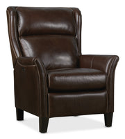 Hooker Furniture Henley Power Recliner with Power Headrest in Brown