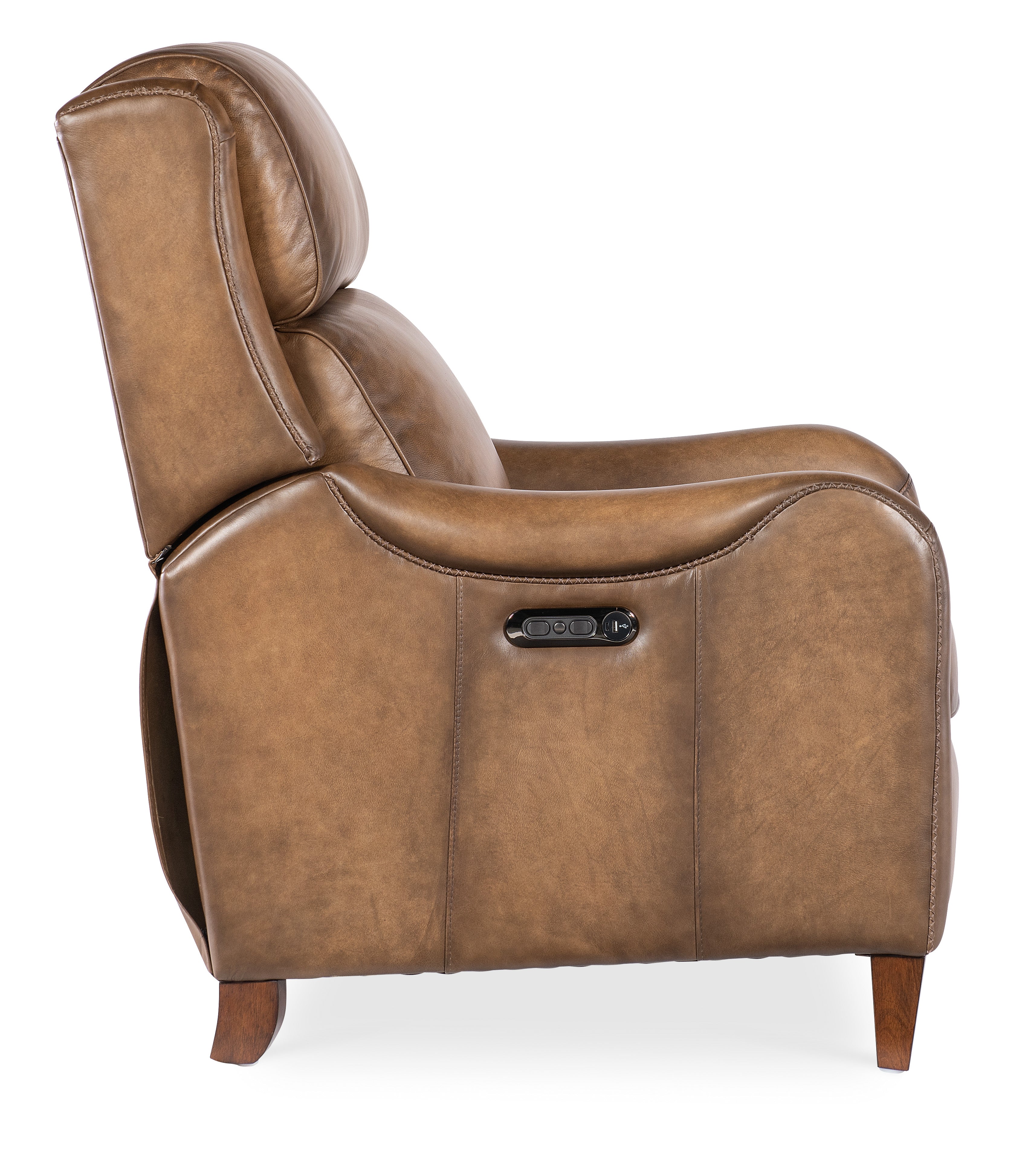 Hooker Furniture Carrington Power Recliner w/Power Headrest in Brown