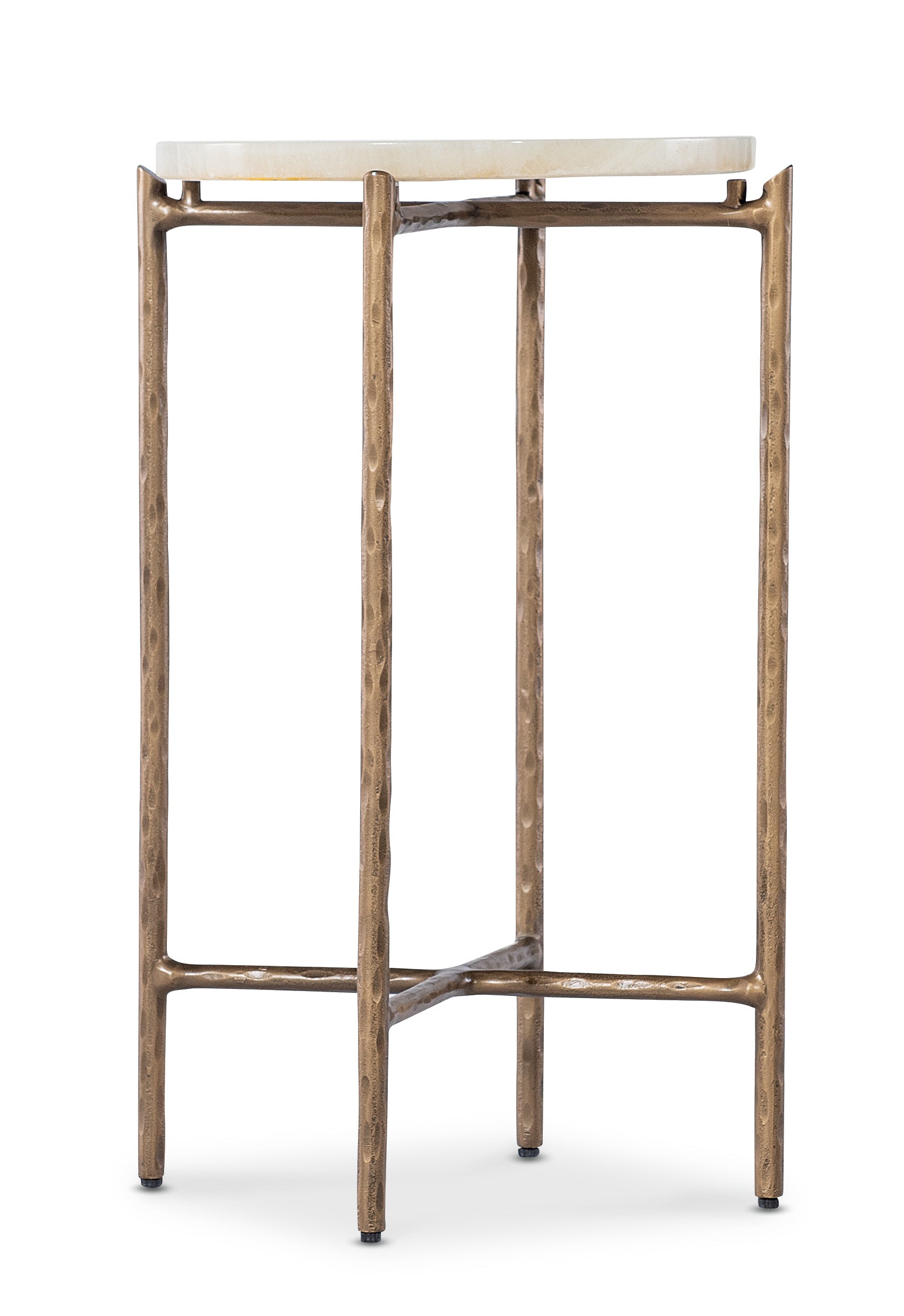Hooker Furniture Melange Je Suis Petit Spot Table in Golds