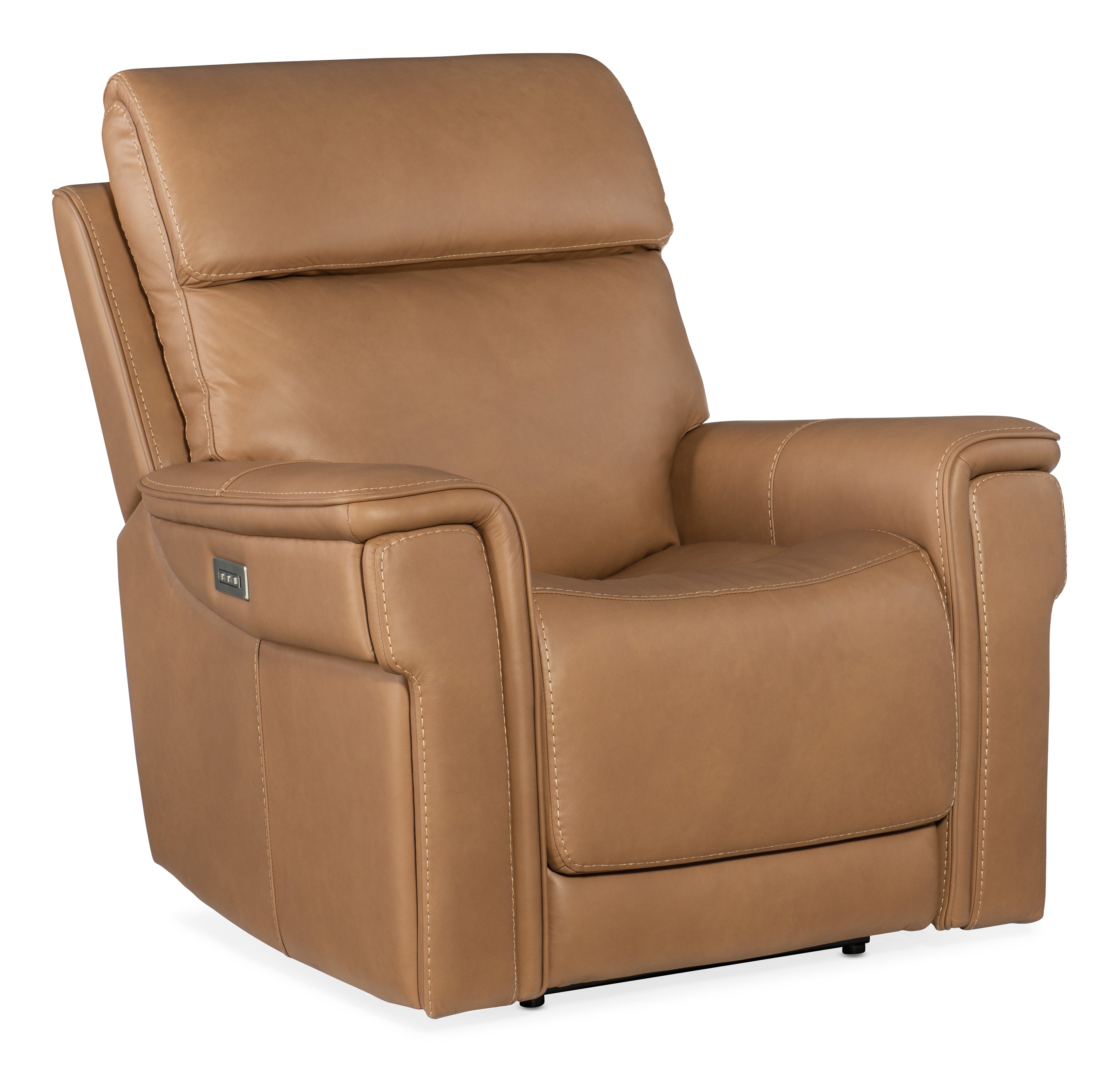 Hooker Furniture Lyra Zero Gravity Power Recliner with Power Headrest and Lumbar in Light Brown