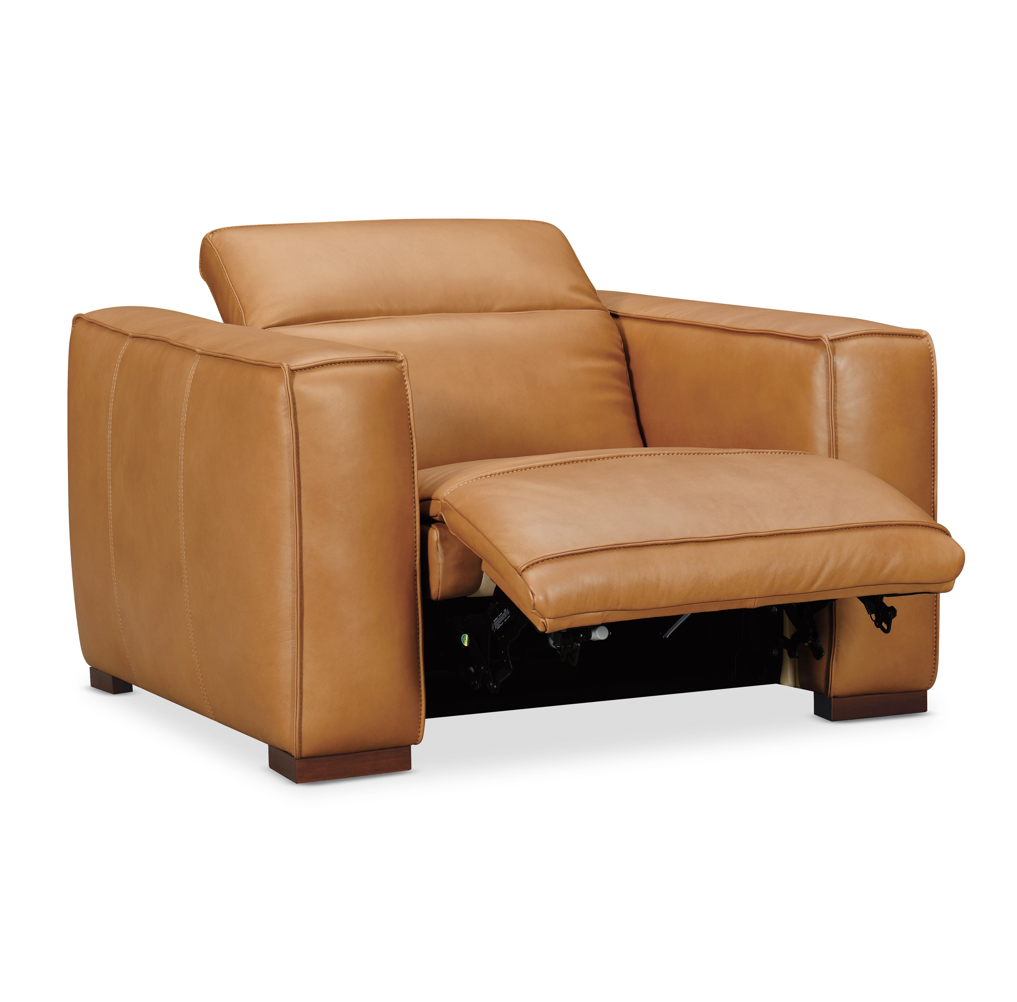 Hooker Furniture Fresco Power Recliner with Power Headrest in Brown