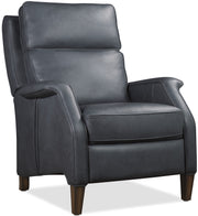 Hooker Furniture Wrenn Power Recliner with Power Headrest in Blue