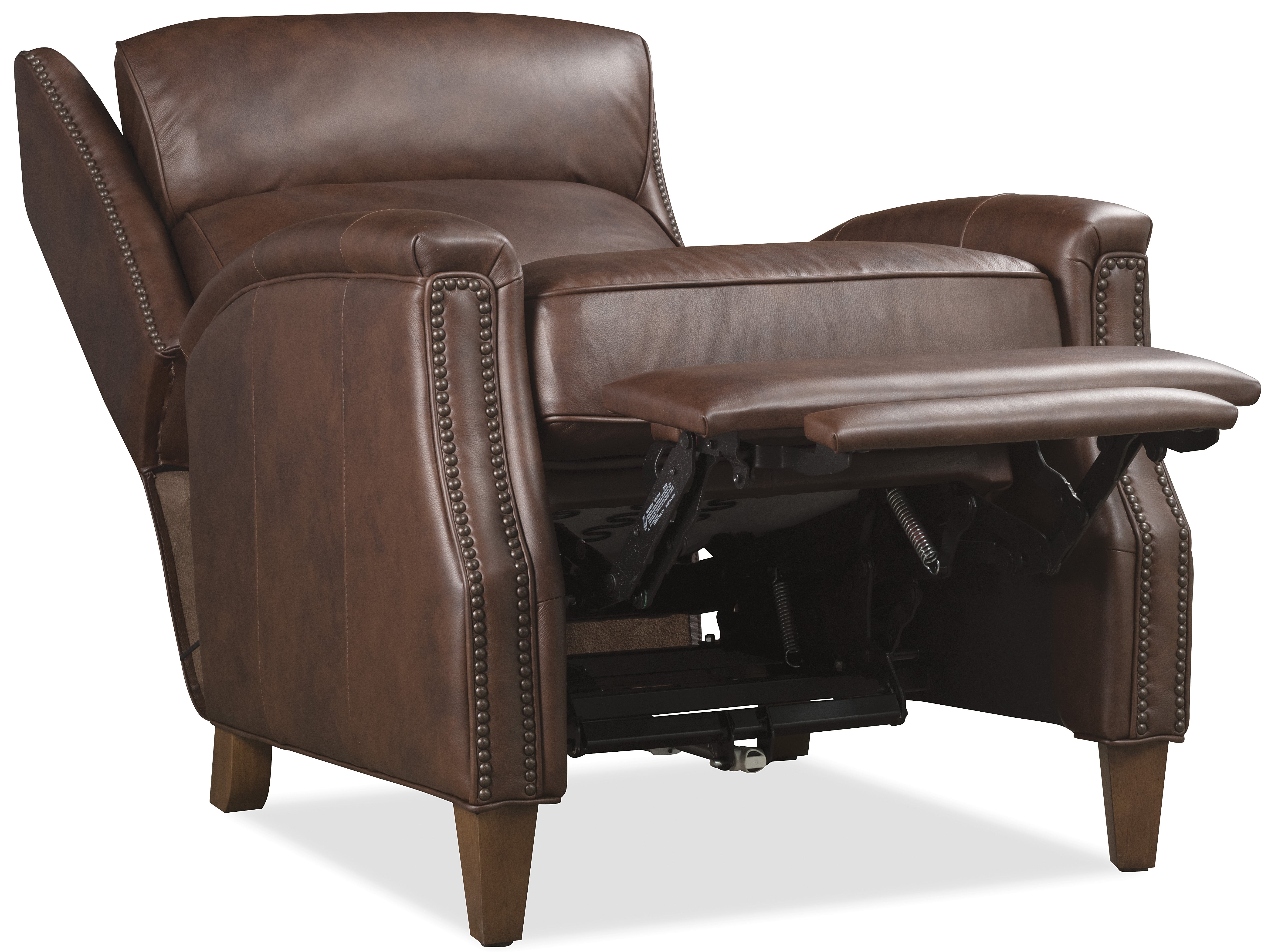 Hooker Furniture Lansing Power Recliner with Power Headrest in Brown