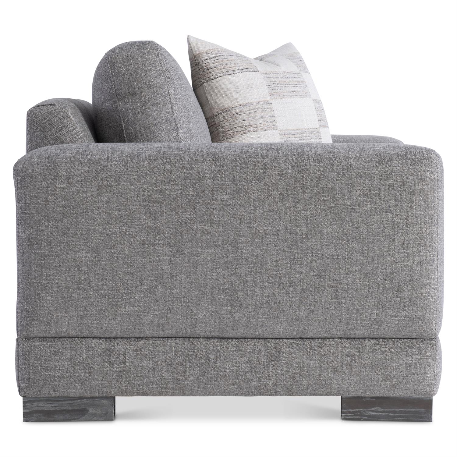 Bernhardt Furniture Plush Lars Fabric Chair in Tadon Cerused