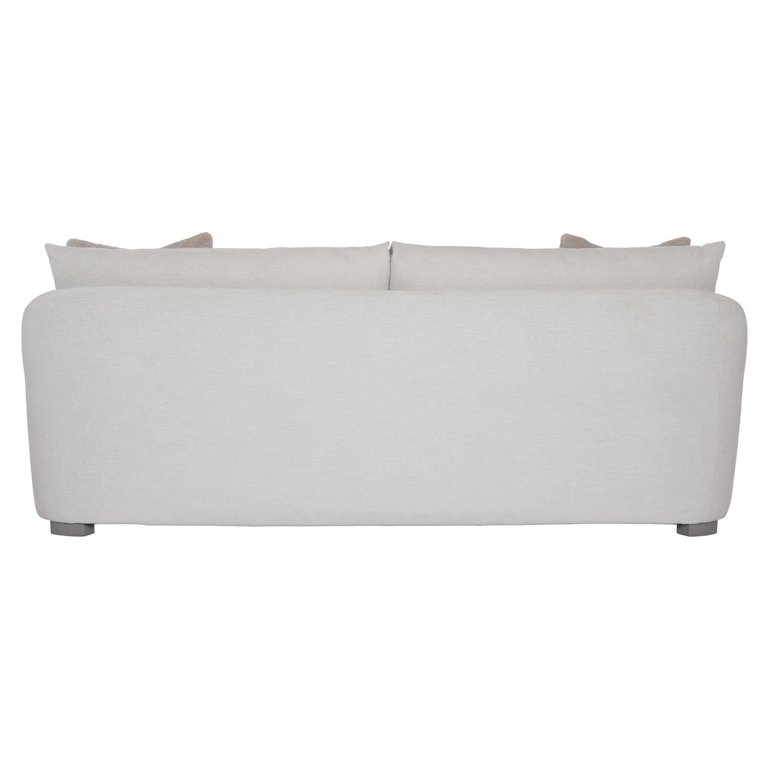 Bernhardt Furniture Plush Asher Fabric Sofa in Greige