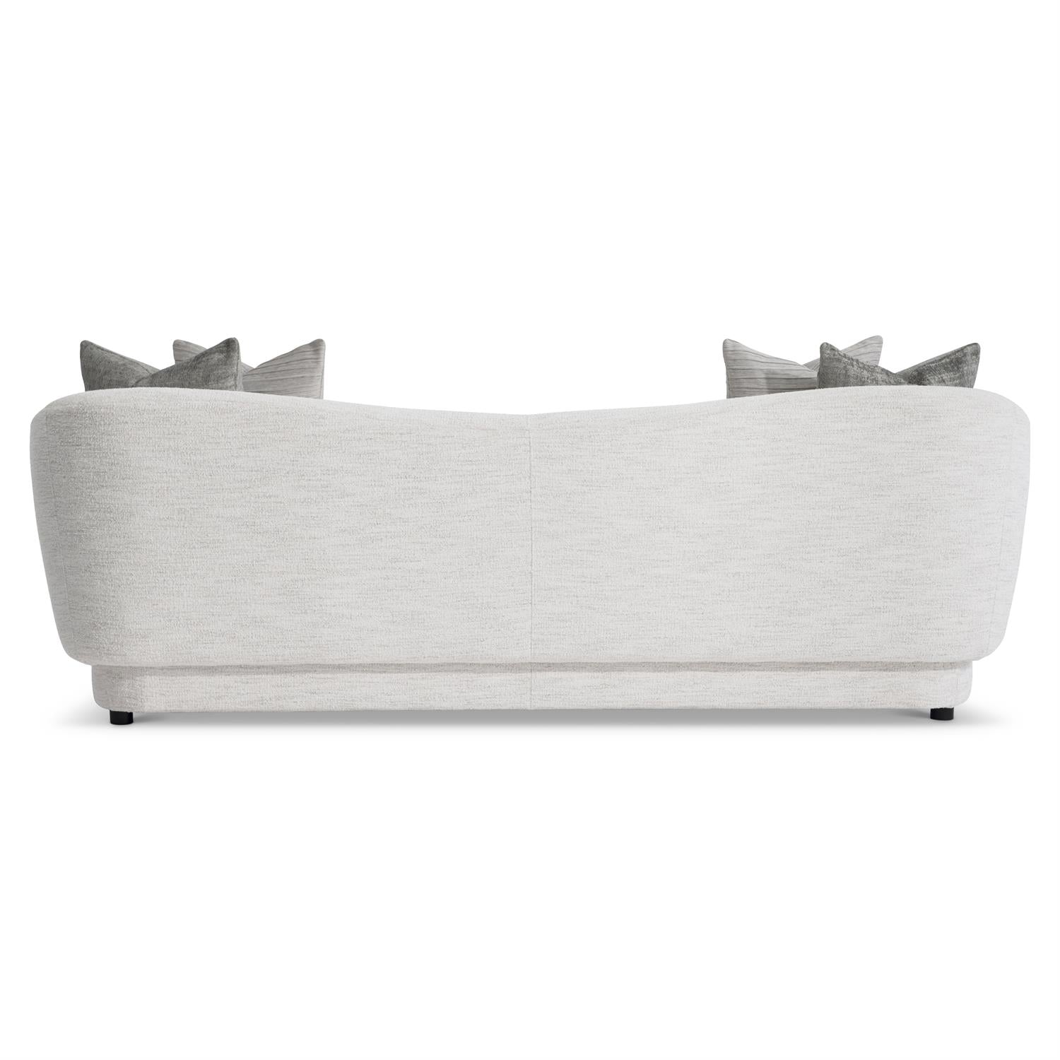 Bernhardt Furniture Plush Margot Fabric Sofa in Noir
