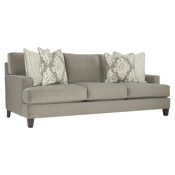 Bernhardt Furniture Plush Mila Three Seater Fabric Sofa in Portobello