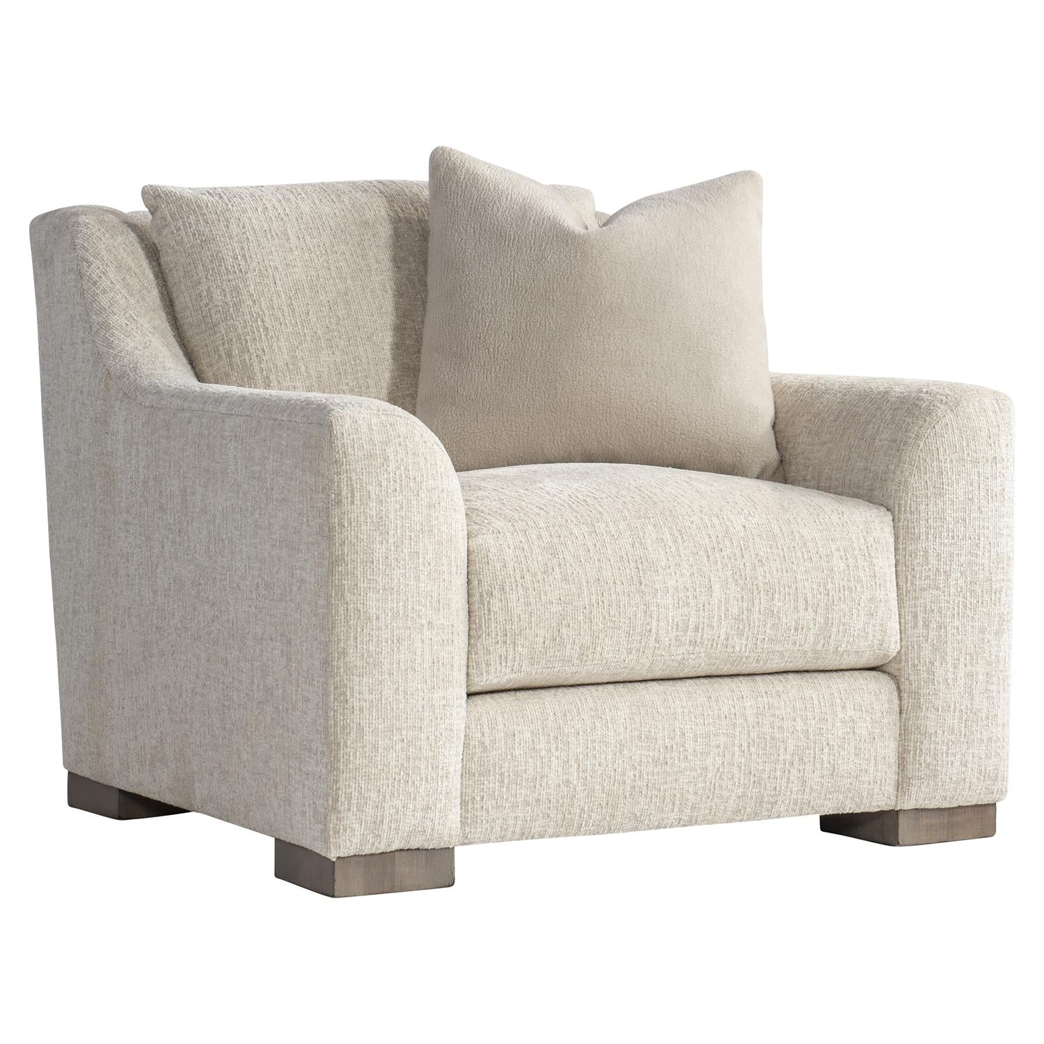 Bernhardt Furniture Plush Gabi Fabric Chair Express Ship in Portobello