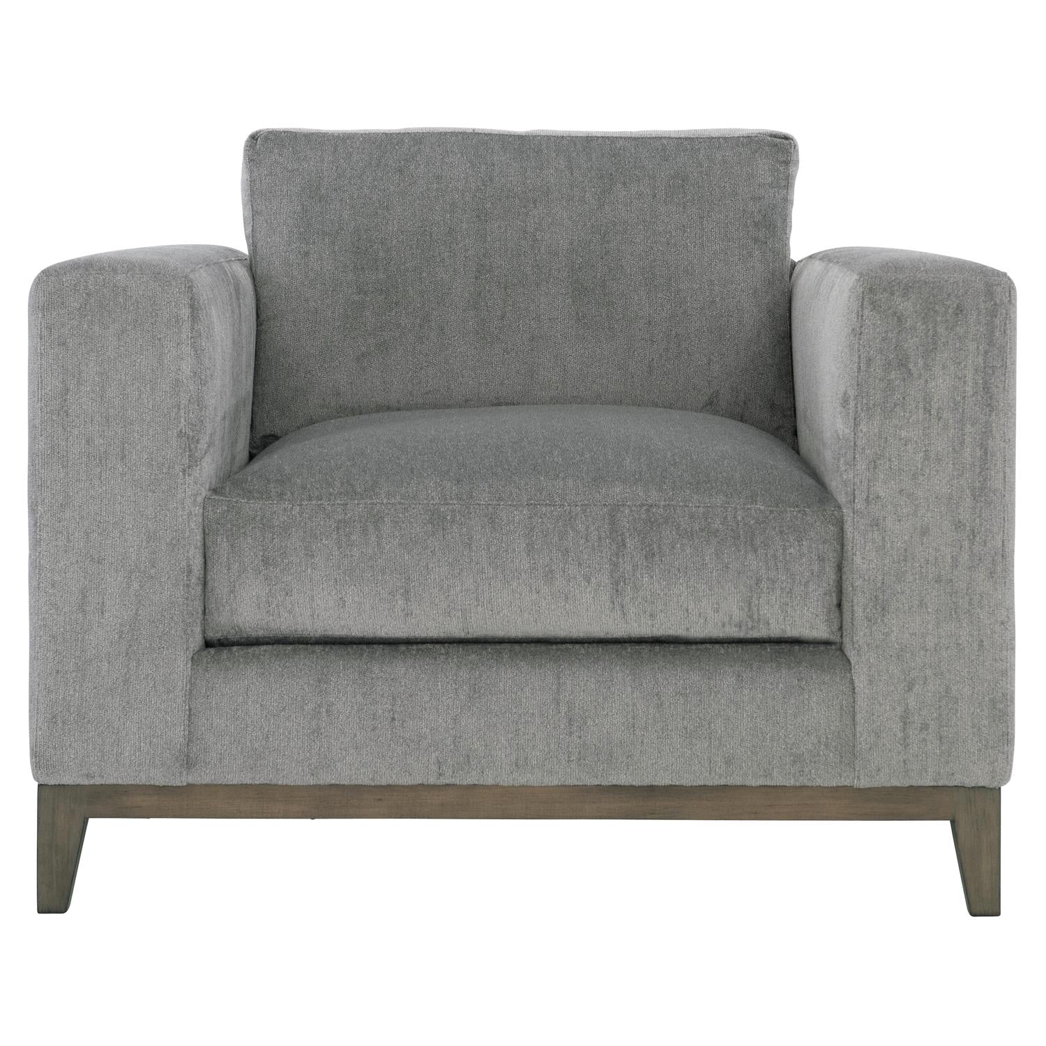 Bernhardt Furniture Plush Noel Fabric Chair Express Ship in Portobello