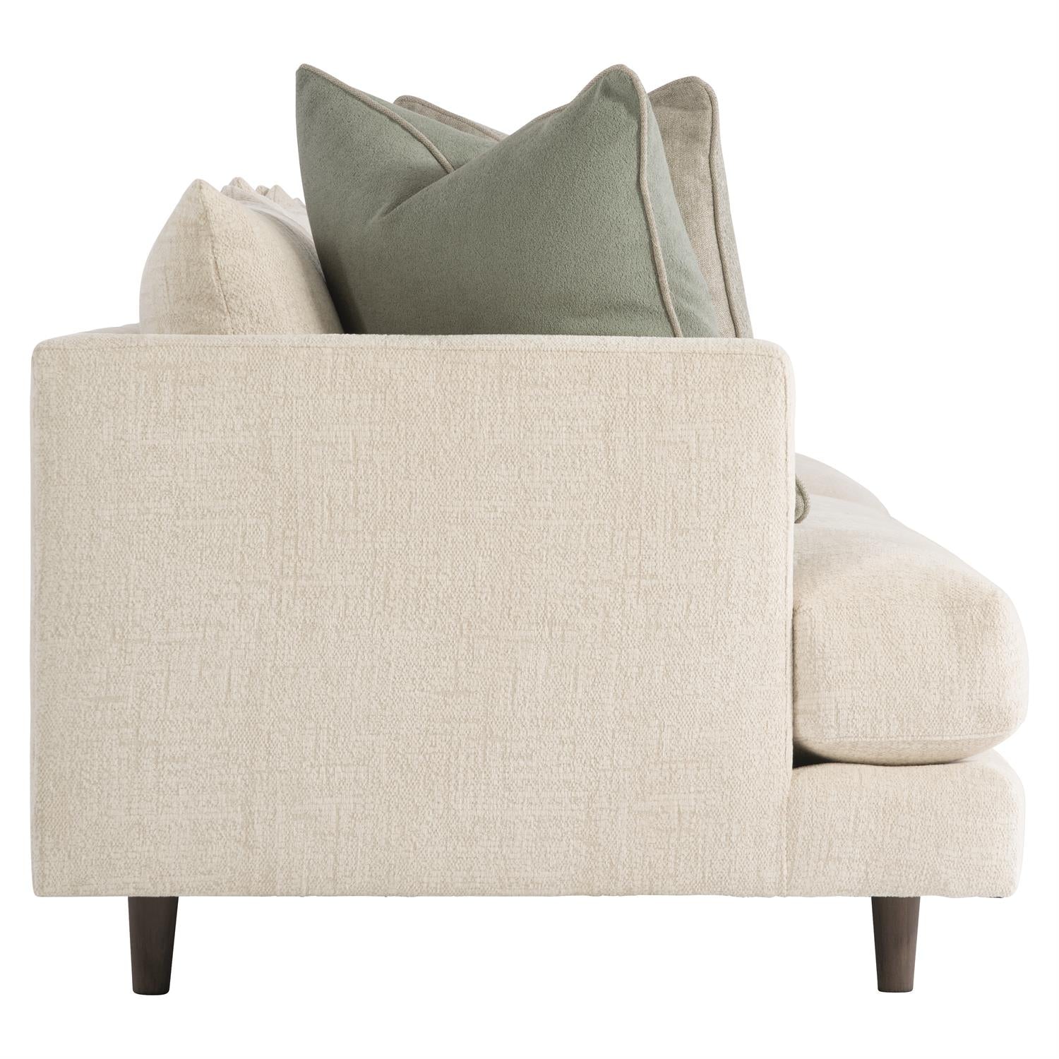 Bernhardt Furniture Plush Colette Fabric Sofa Express Ship in Portobello