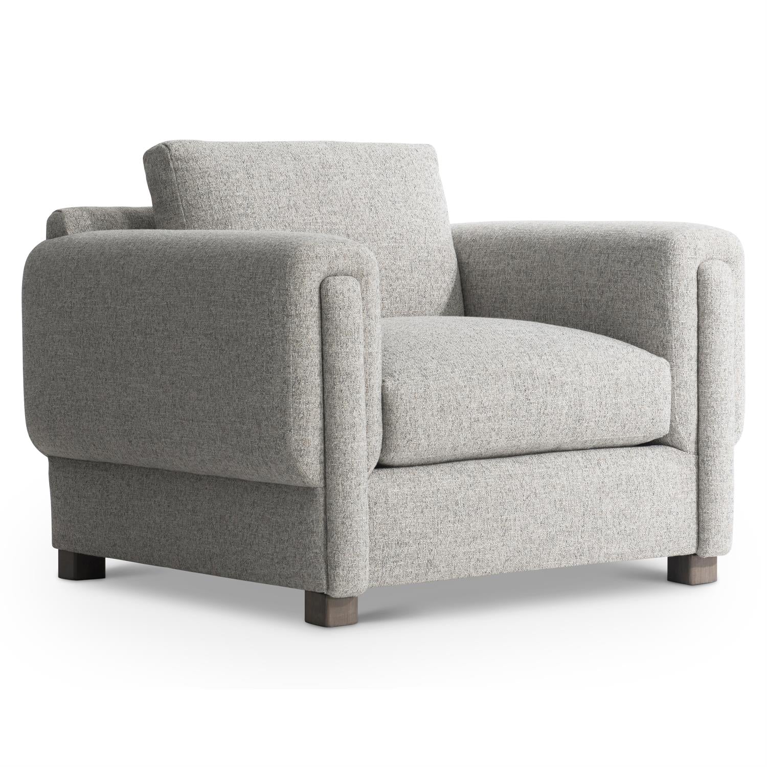 Bernhardt Furniture Plush Tori Fabric Chair in Portobello