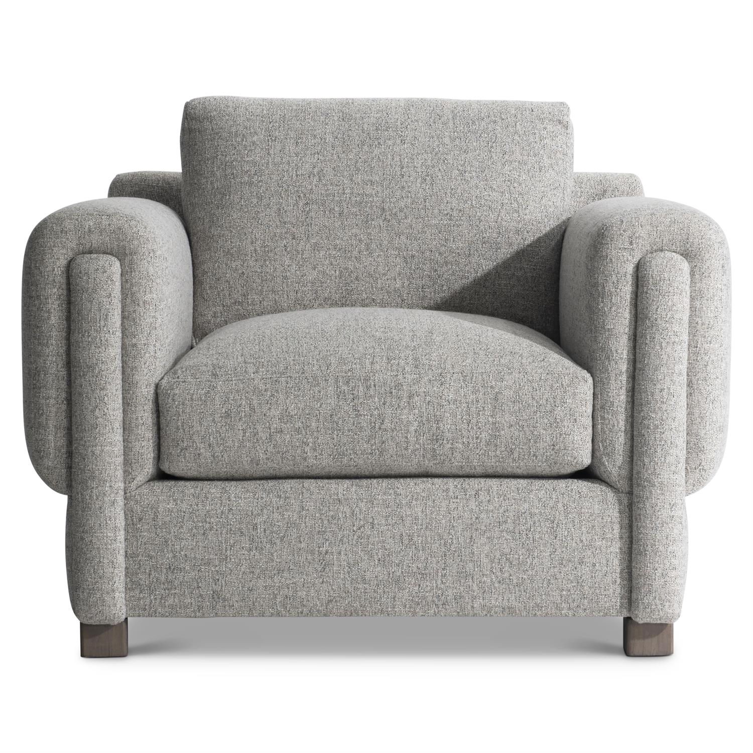 Bernhardt Furniture Plush Tori Fabric Chair in Portobello