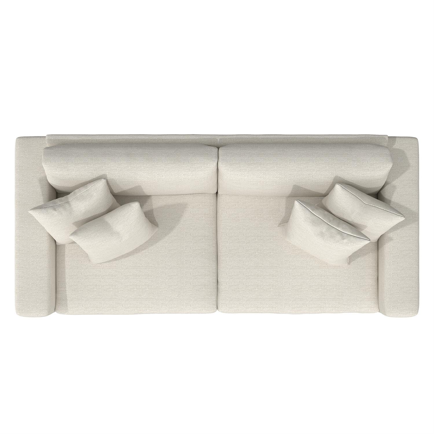 Bernhardt Furniture Plush Drew Two Seater Fabric Sofa in Java