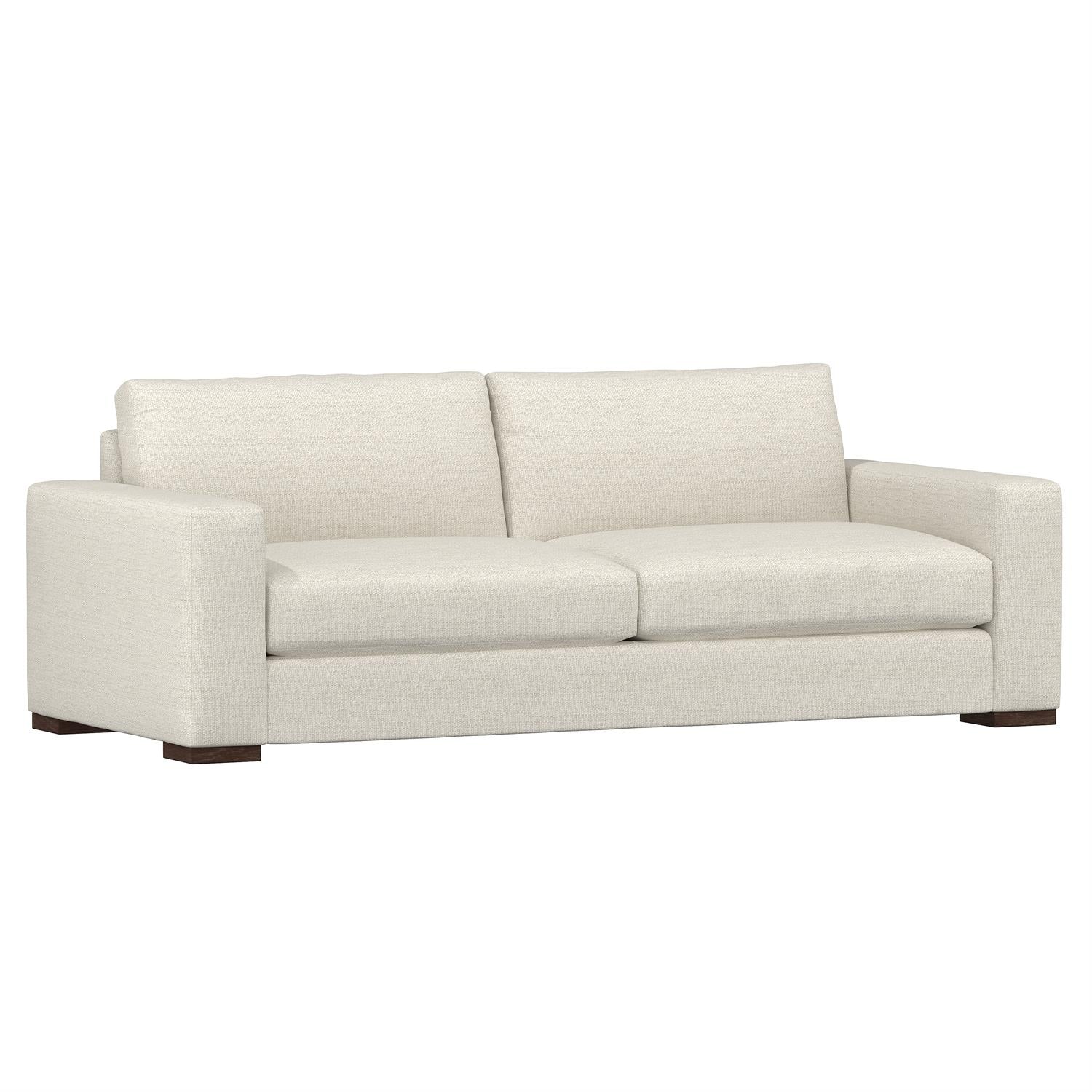 Bernhardt Furniture Plush Drew Two Seater Fabric Sofa in Java