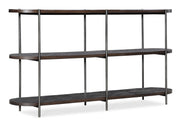 Hooker Furniture Commerce & Market Console Table in Dark Wood